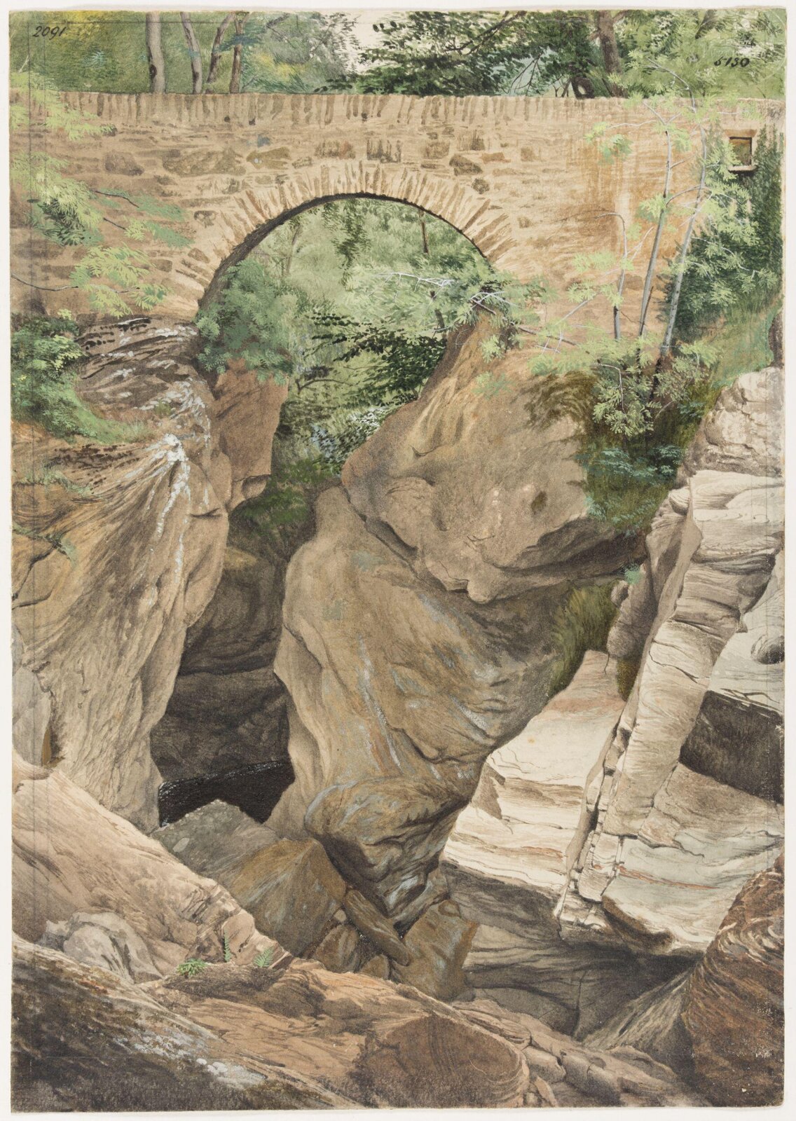 Rumbling Bridge, near Dunkeld, John Kennedy, c. 1860