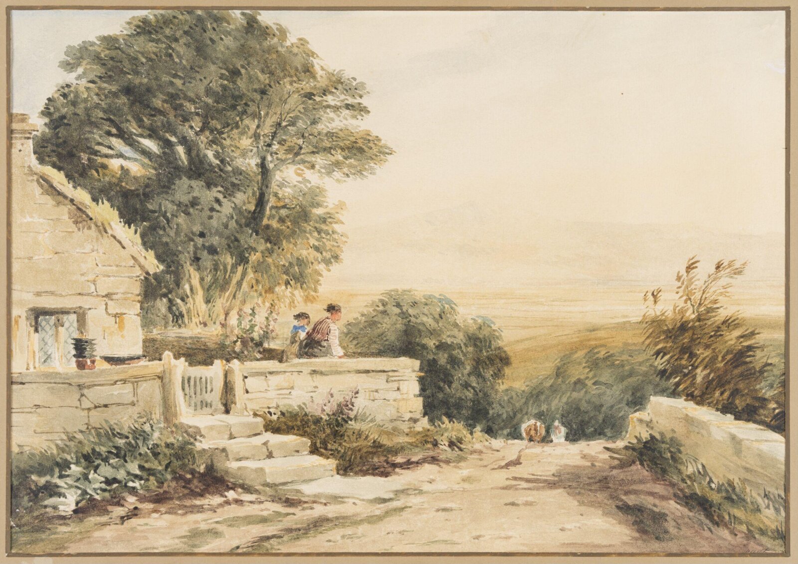 A Welsh View - Morning, David Cox, 19th century