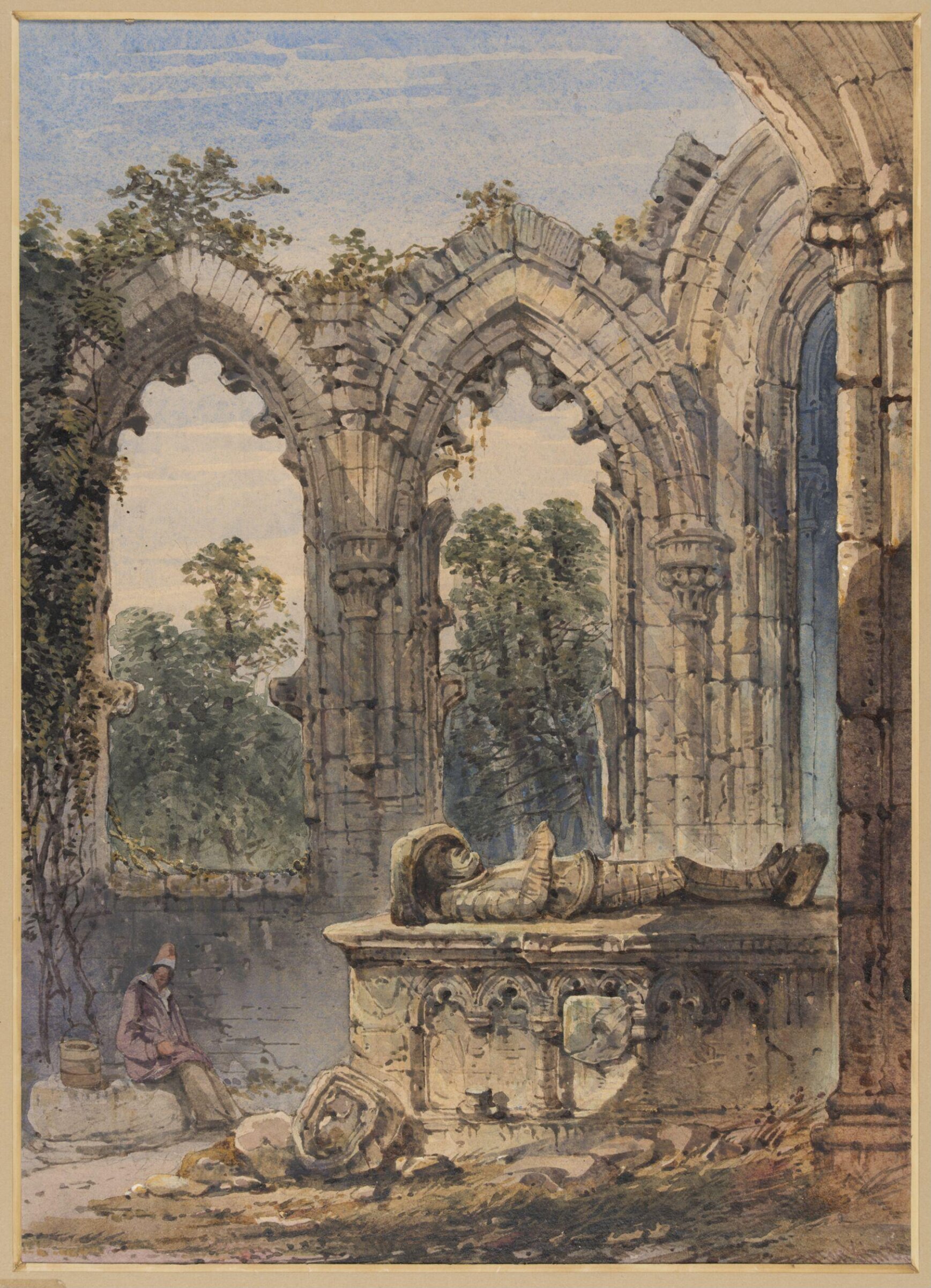 Ruined Chapel Near St Omer, Northern France, Joseph John Jenkins, 19th century
