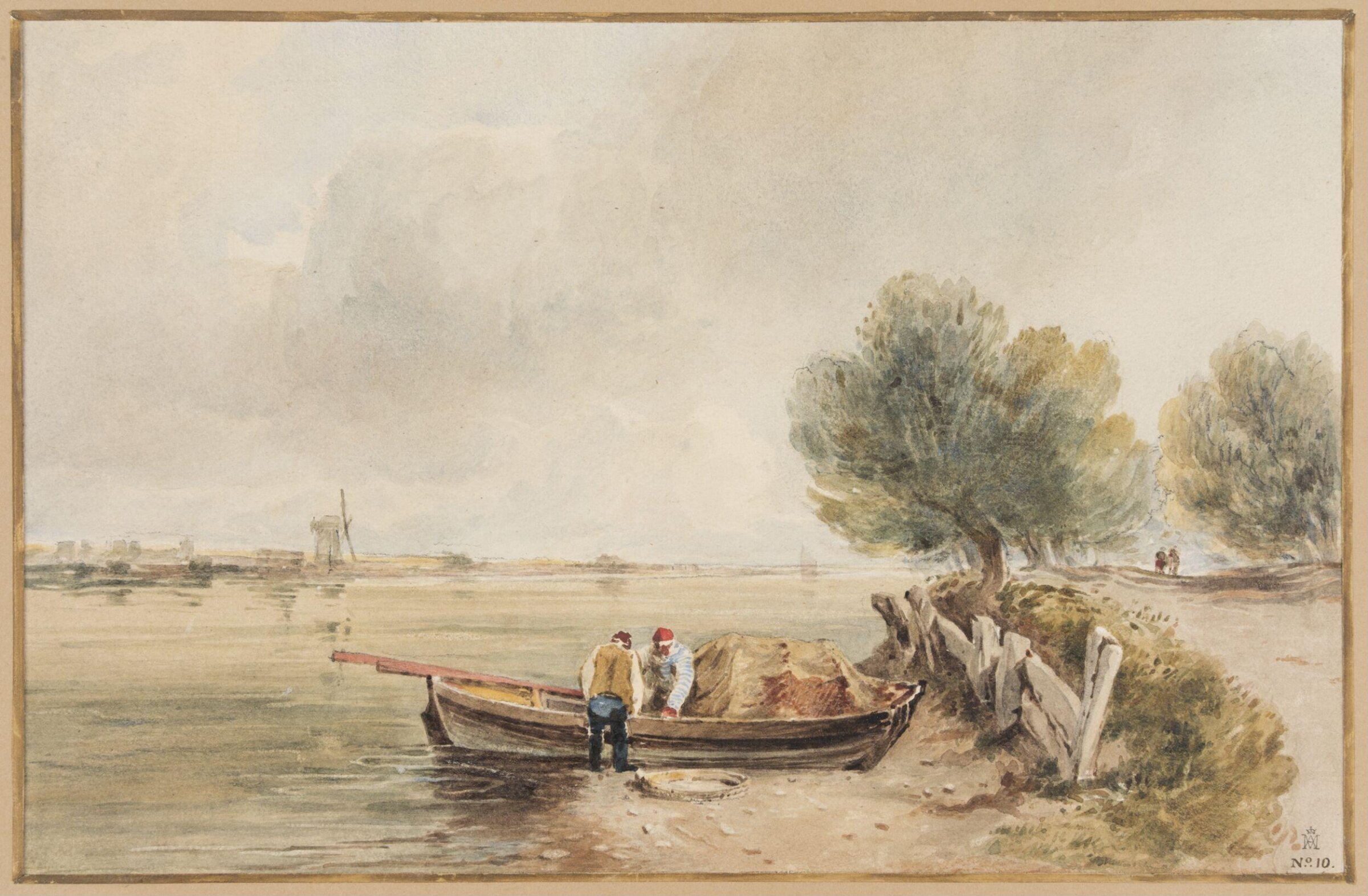Battersea Fields form Millbank, David Cox, 19th century