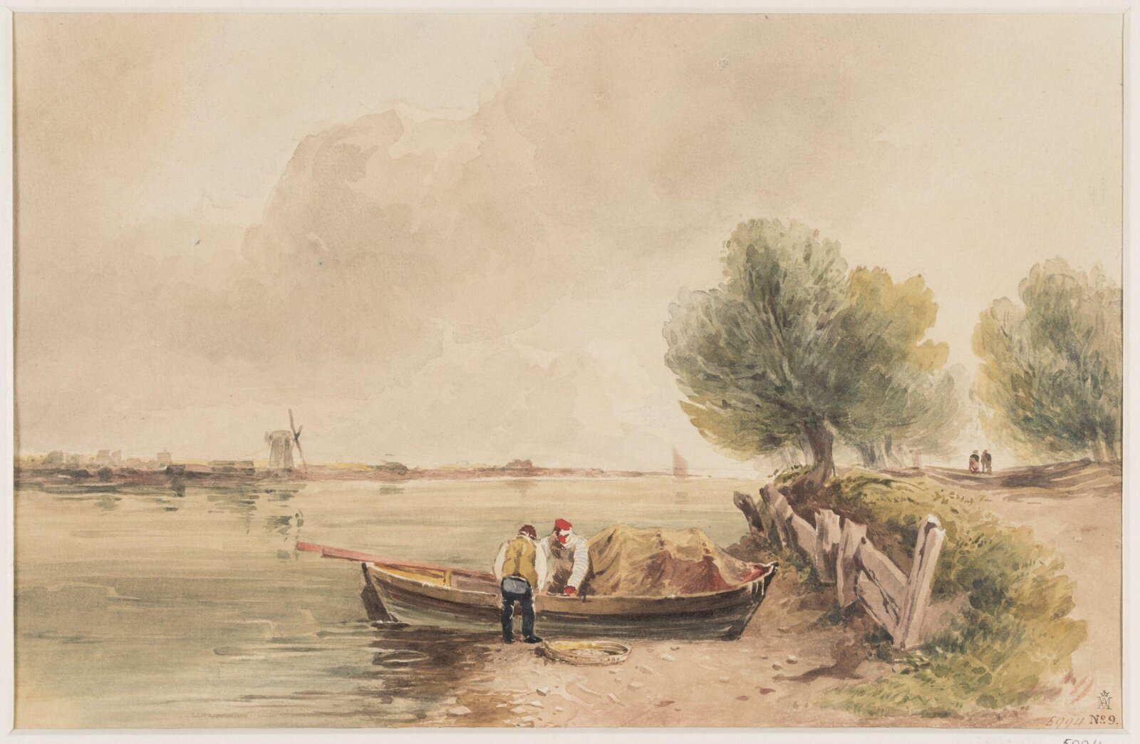 Battersea Fields form Millbank, David Cox, 19th century