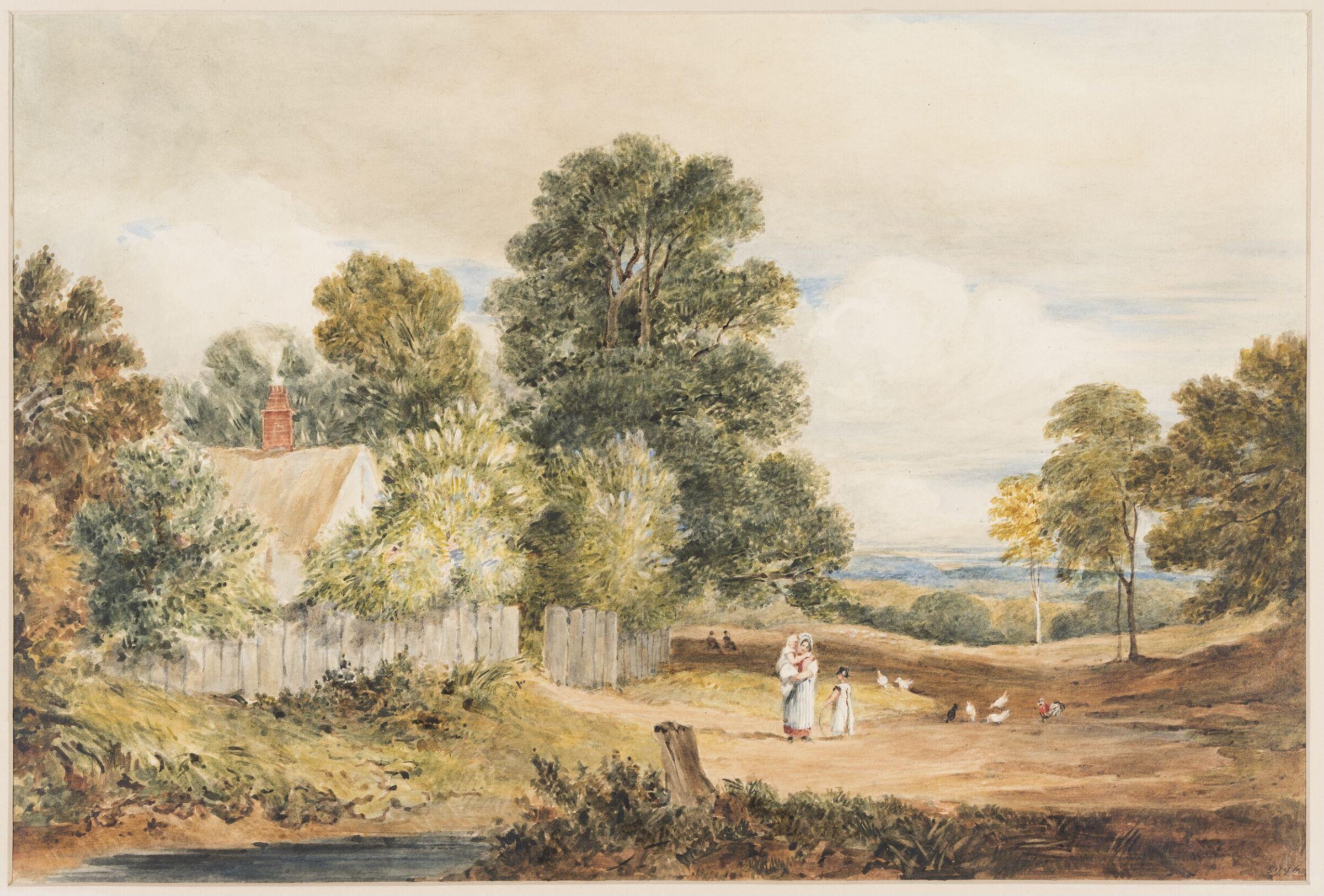Cottage near Norwood, after David Cox, 19th century