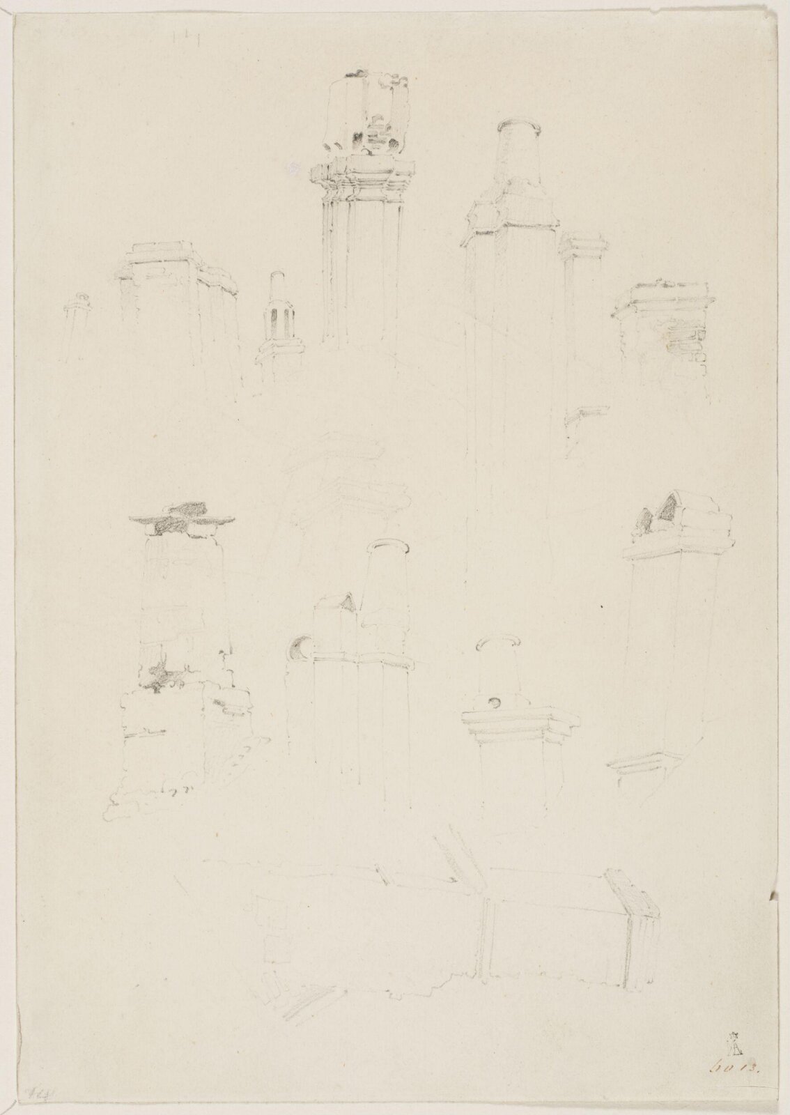 Chimneys, William Mulready, ca. 1803-1805