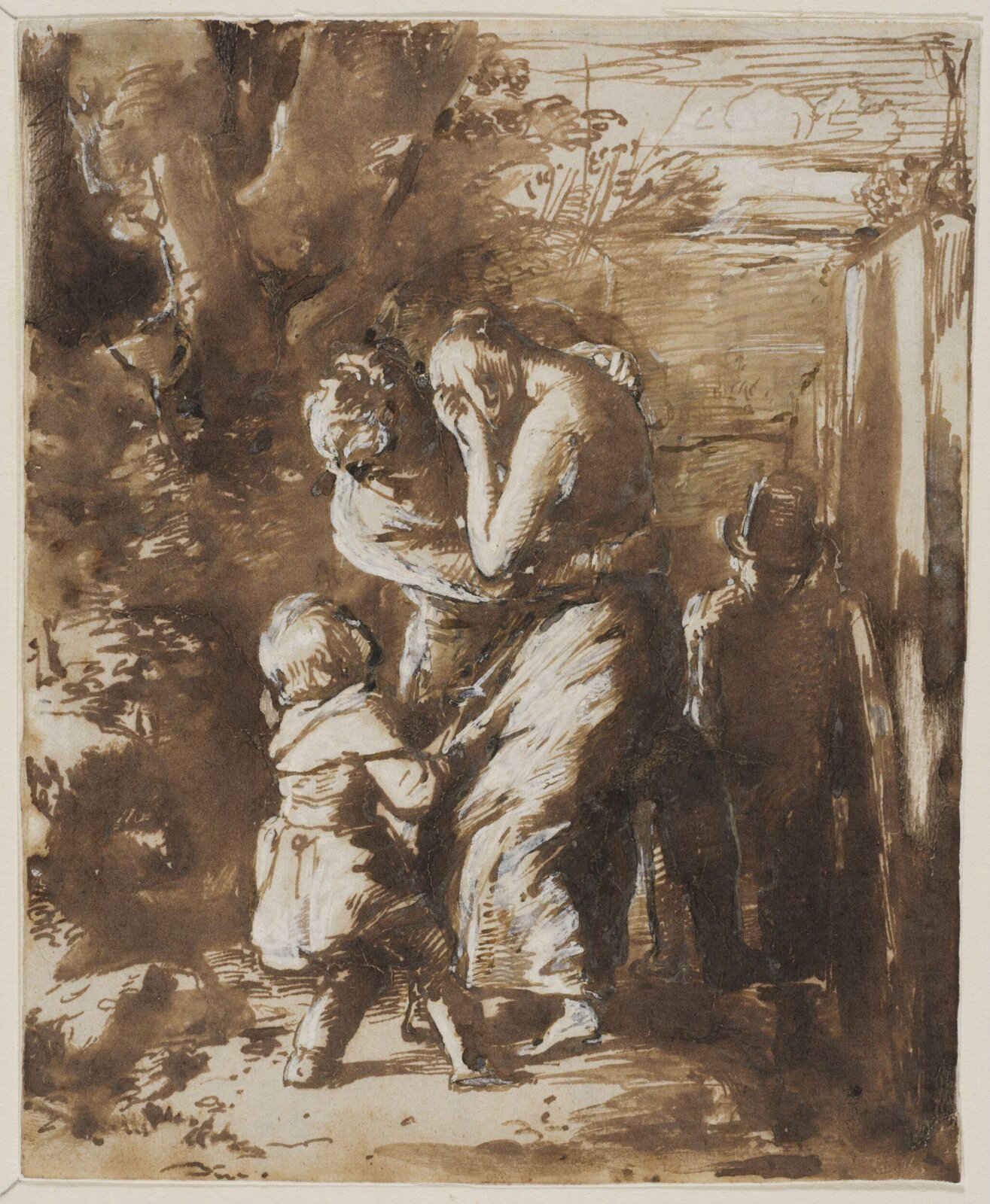 Drawing, William Mulready, 1843