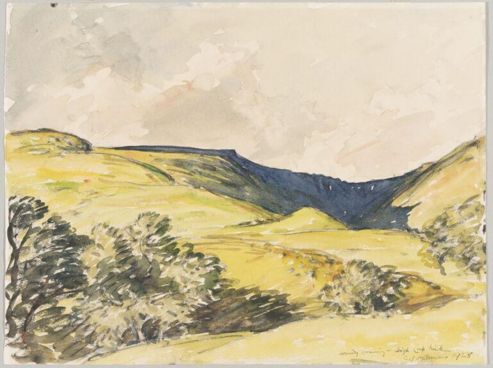 Windy Evening, High Cup Nick, Charles John Holmes, 1928