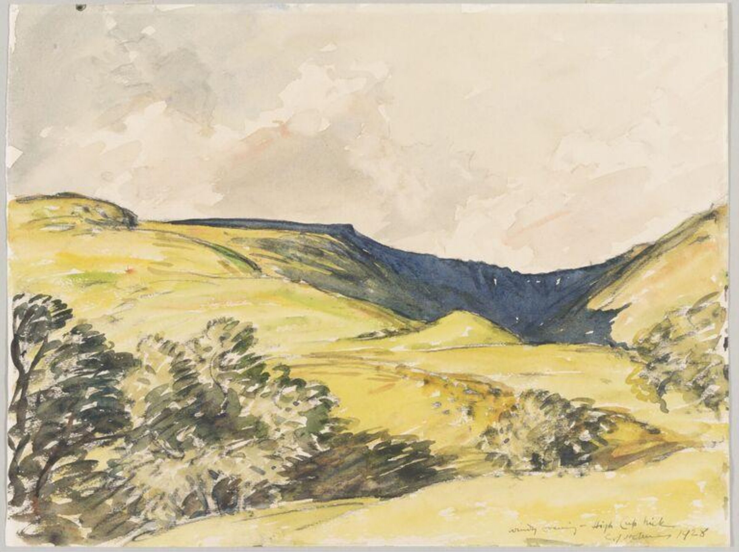 Windy Evening, High Cup Nick, Charles John Holmes, 1928