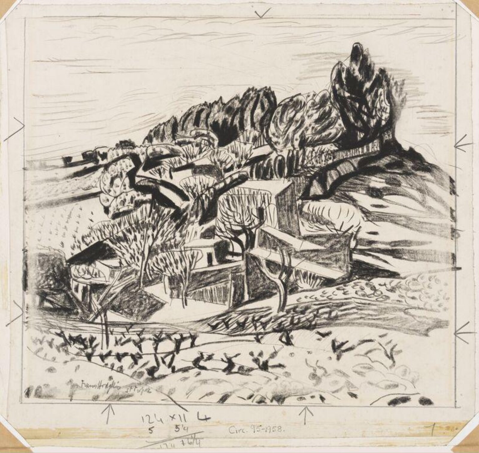 Olive Trees, Frances Hodgkins, 1920
