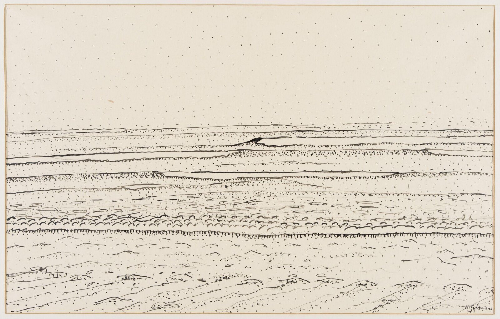 Seascape, Harold Gilman, 1918