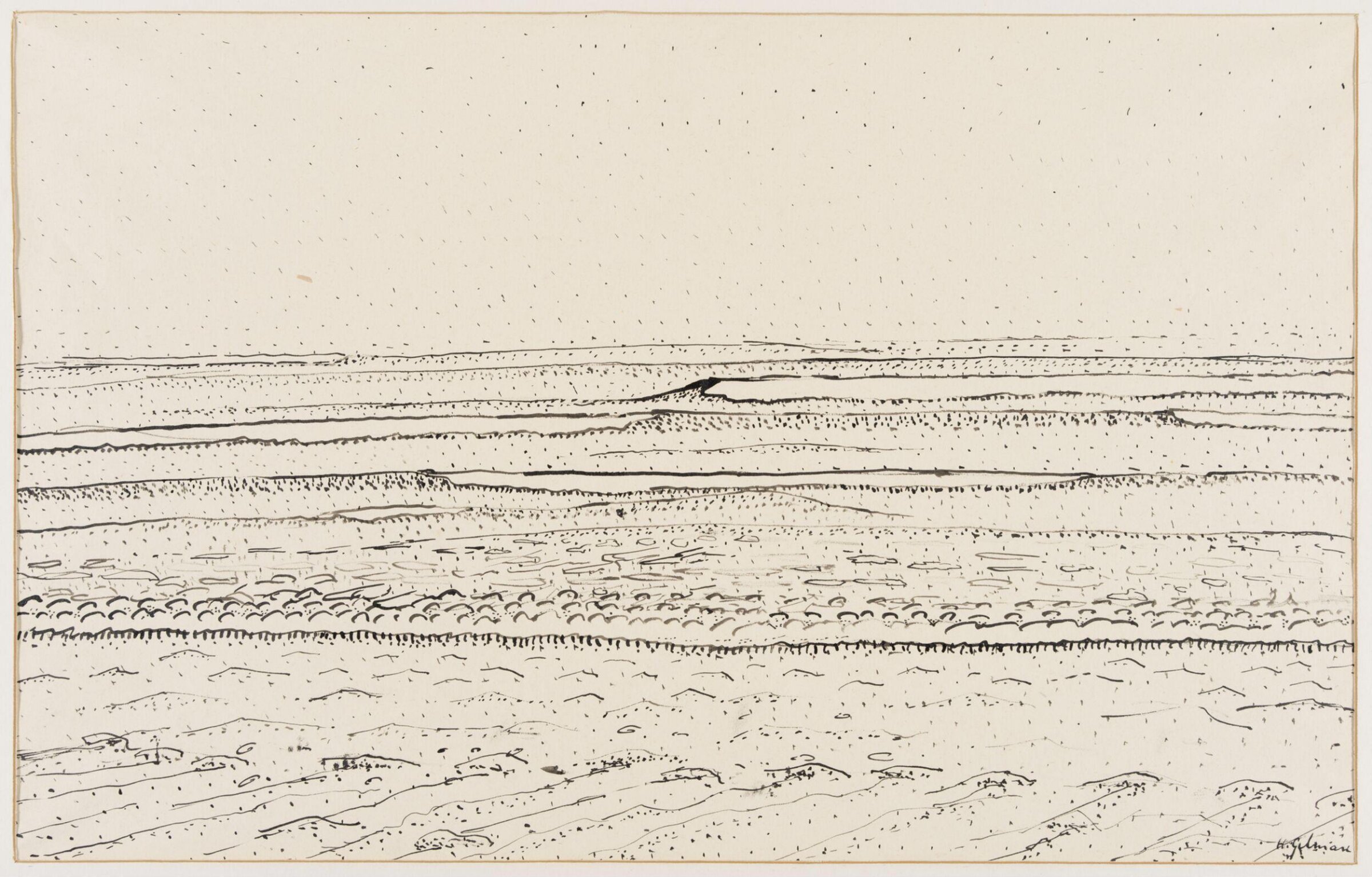 Seascape, Harold Gilman, 1918