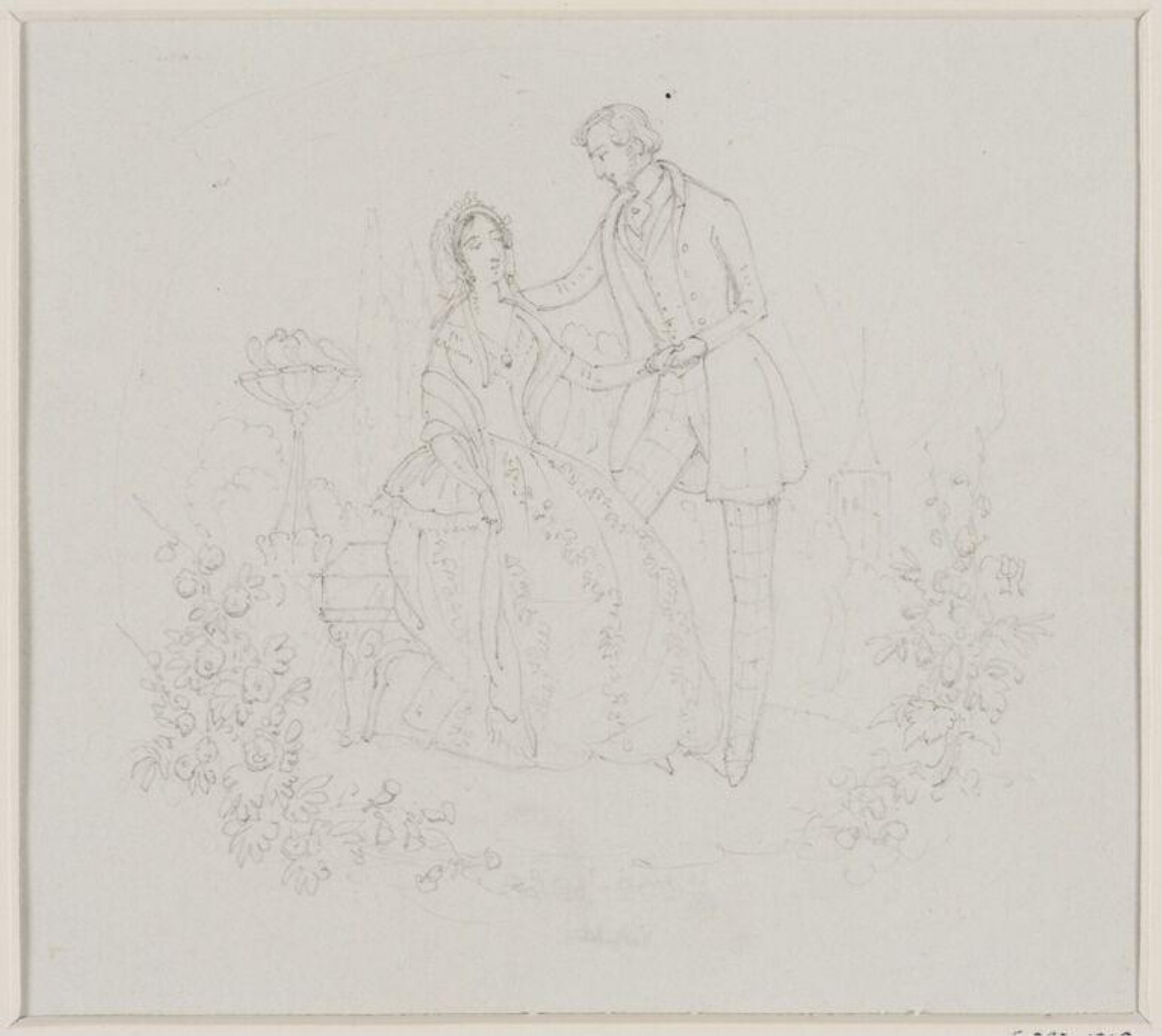 Drawing, Isaac Robert Cruikshank, early 19th century