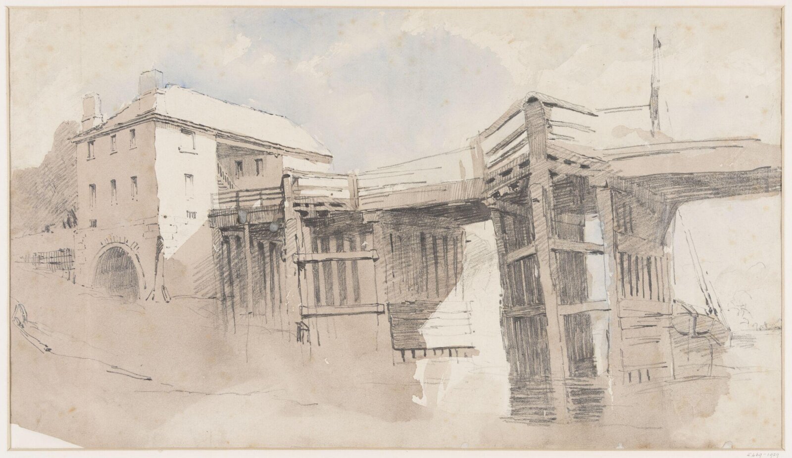 Drawing, William Noble Hardwick, ca. 1825-1865