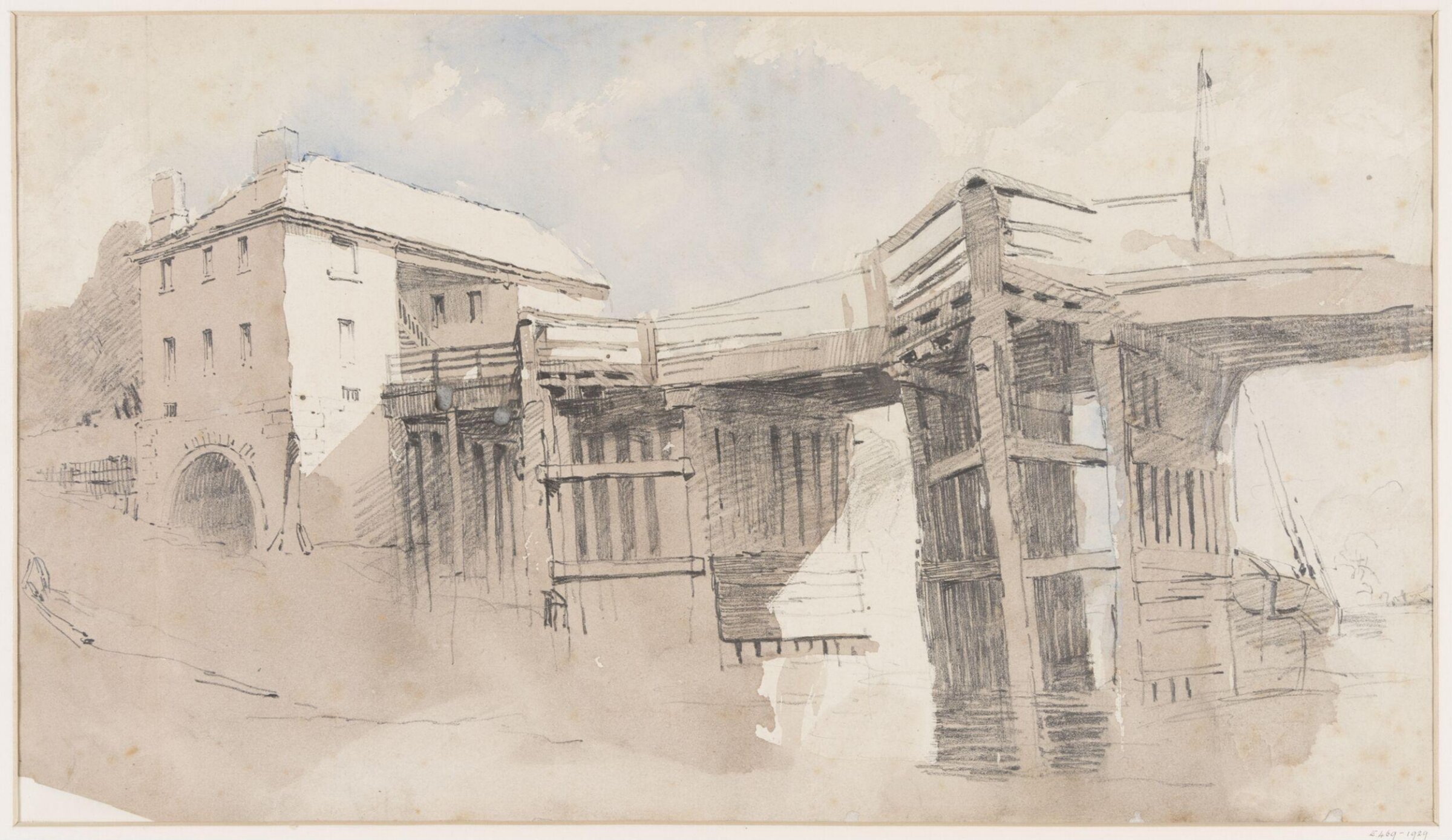 Drawing, William Noble Hardwick, ca. 1825-1865