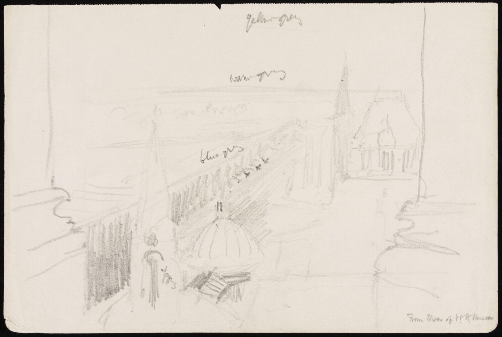 Drawing, Frank Job Short, late 19th century - early 20th century