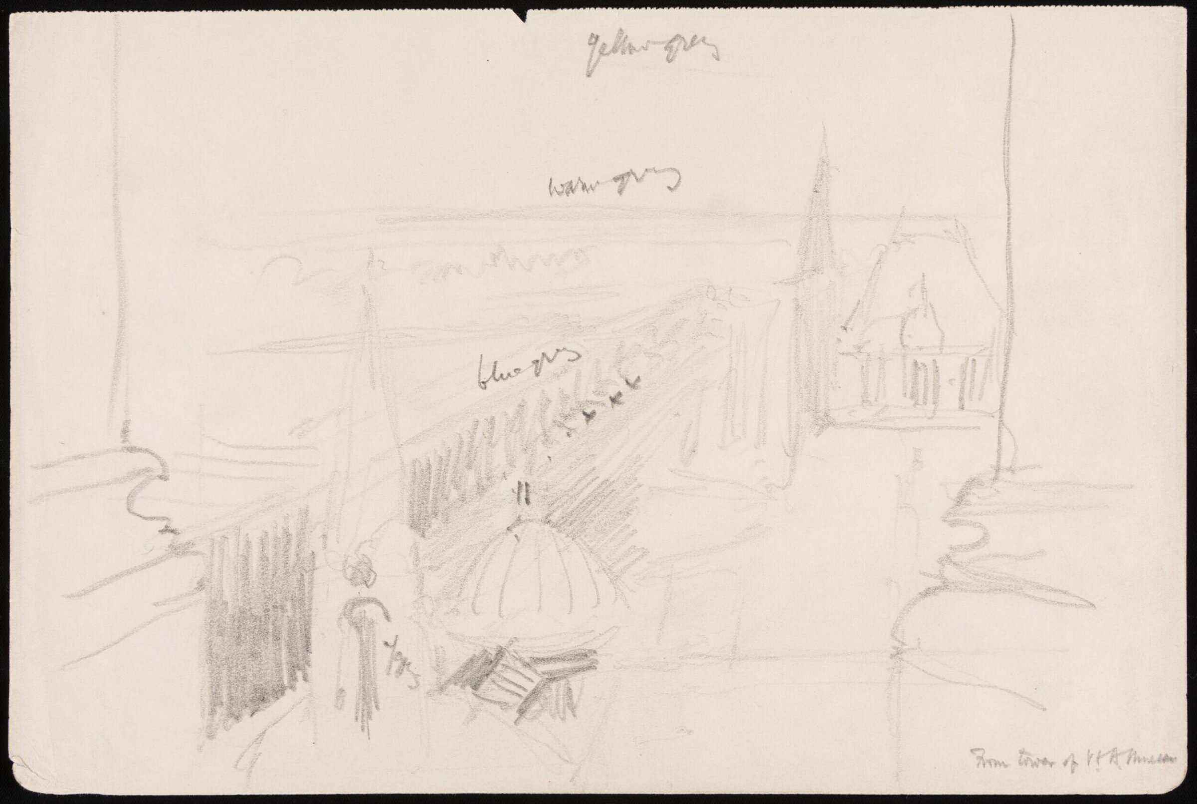 Drawing, Frank Job Short, late 19th century - early 20th century