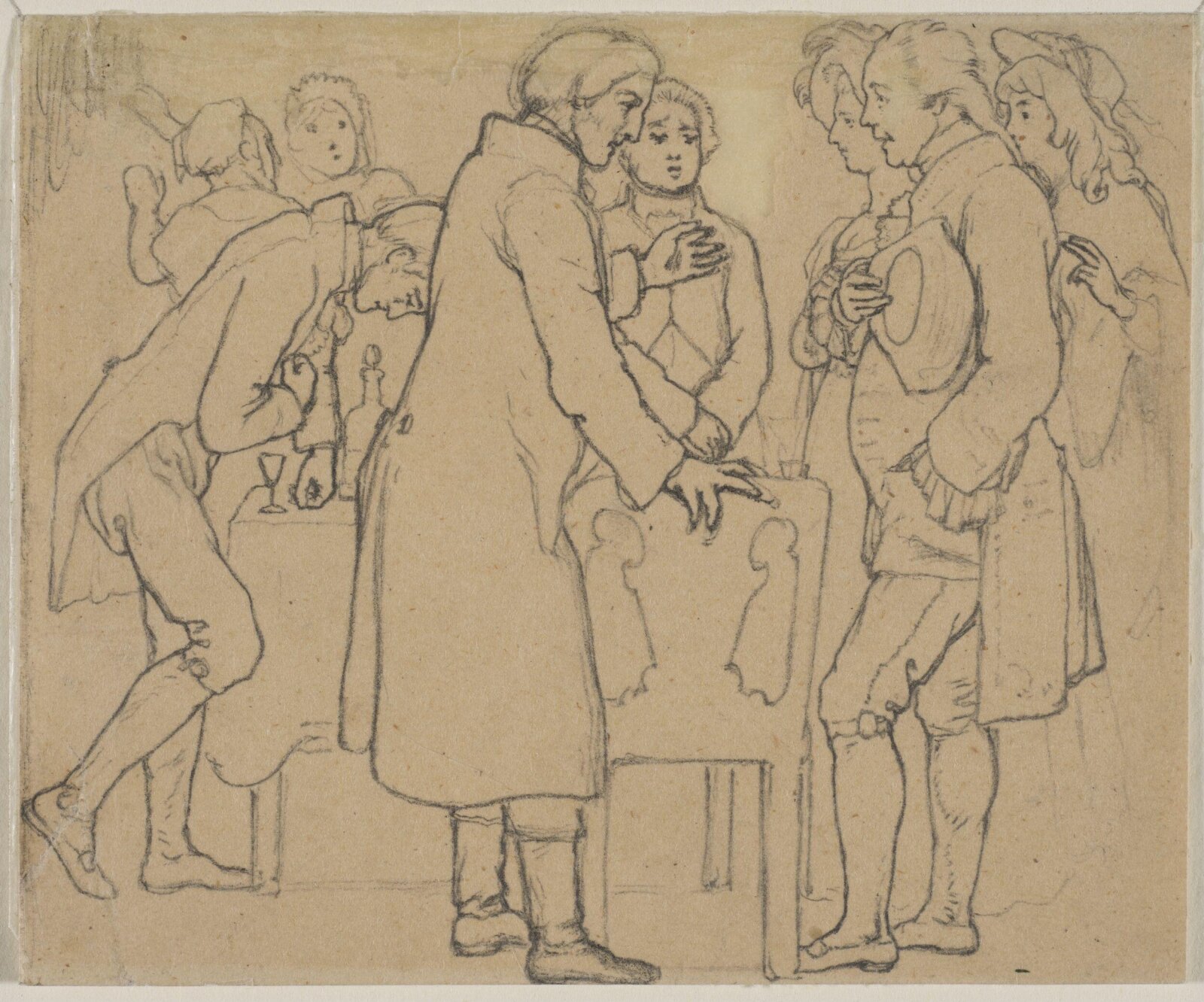 Drawing, Mulready, 1843