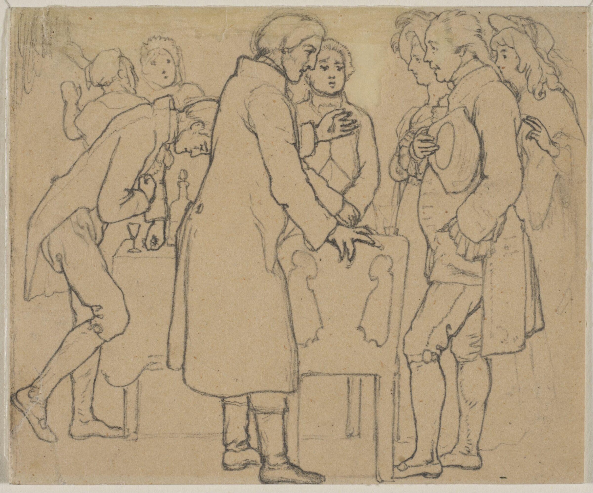 Drawing, Mulready, 1843