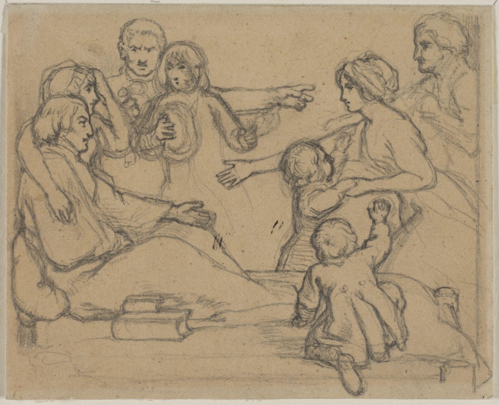 Drawing, Mulready, 1843
