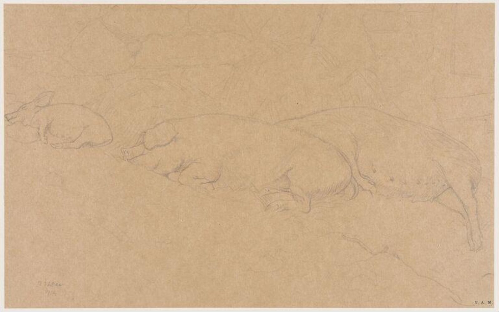Drawing, R Shlee, 1914
