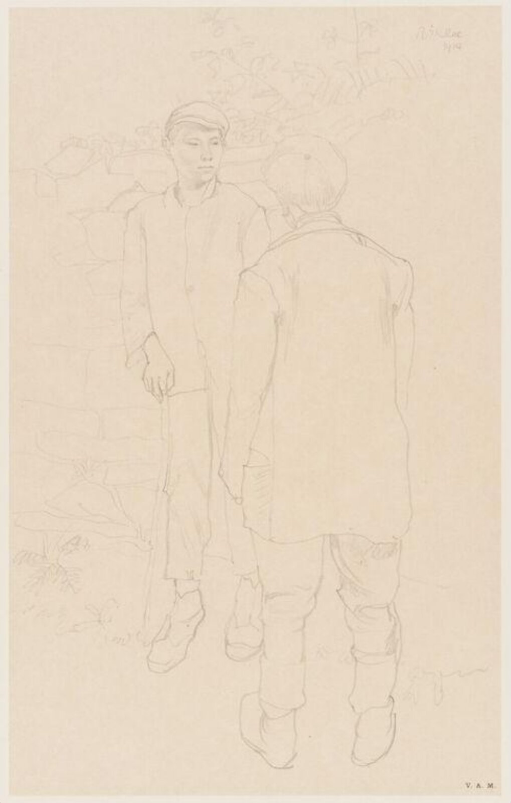 Drawing, R Shlee, 1914