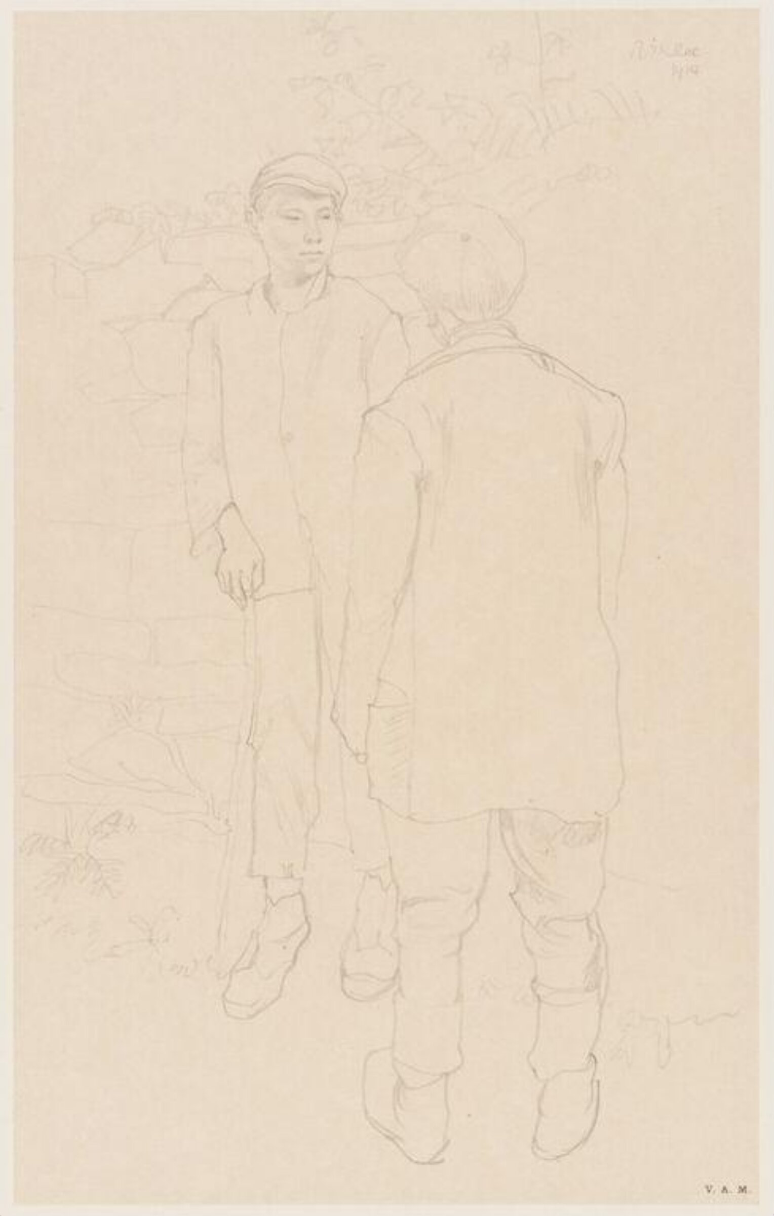Drawing, R Shlee, 1914