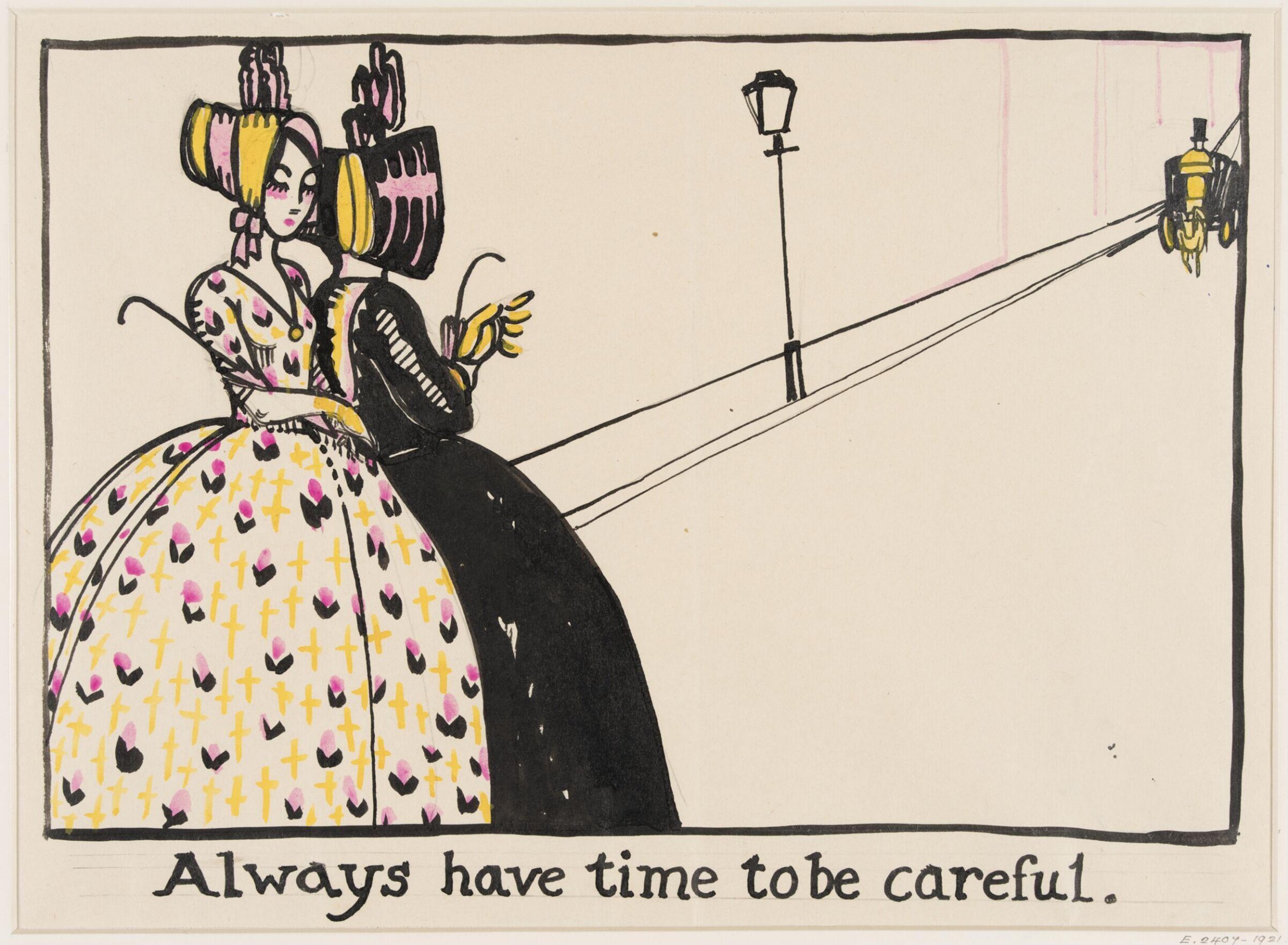 Drawing, Claud Lovat Fraser, c. 1910s