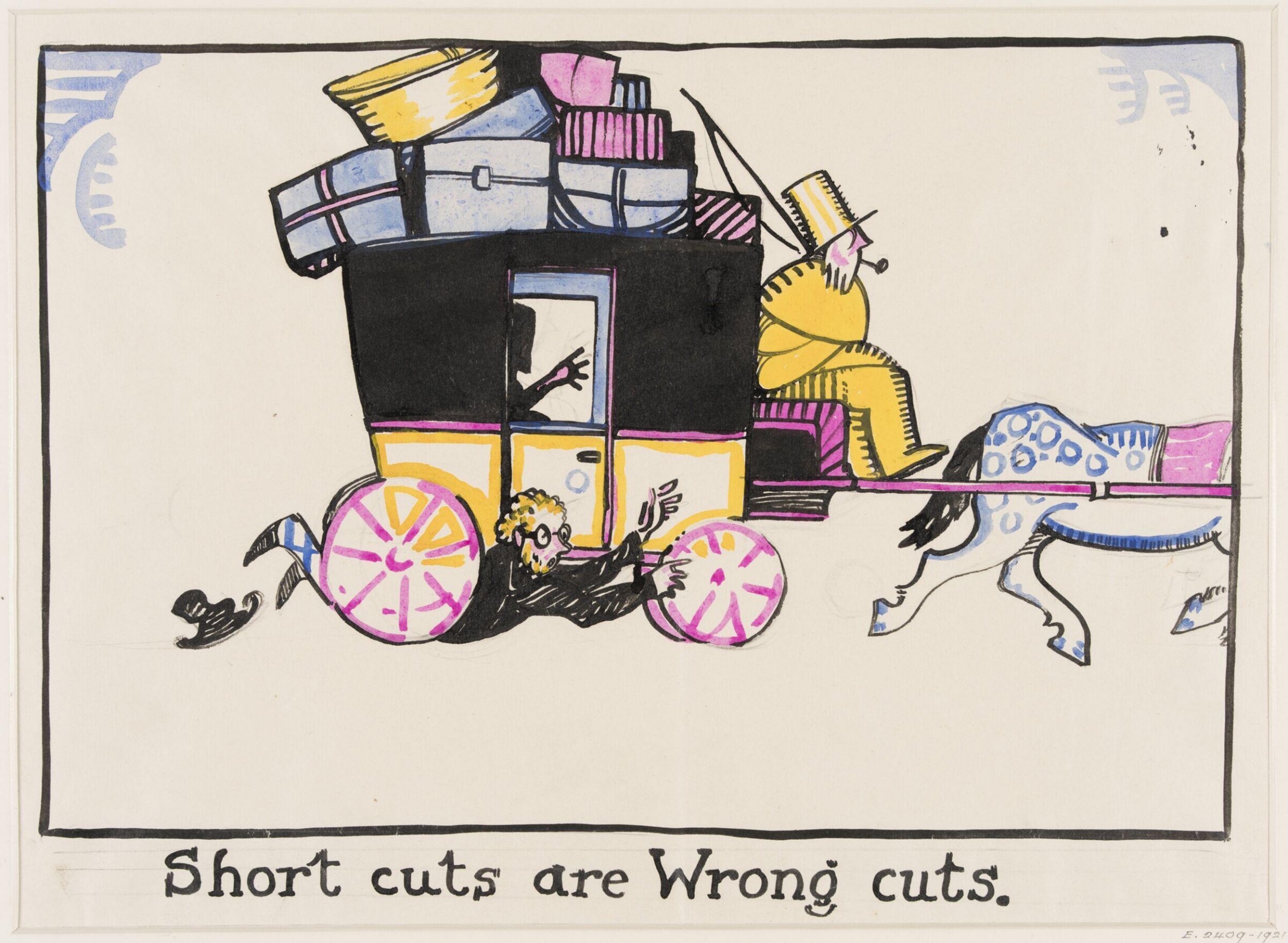 Drawing, Claud Lovat Fraser, c. 1910s