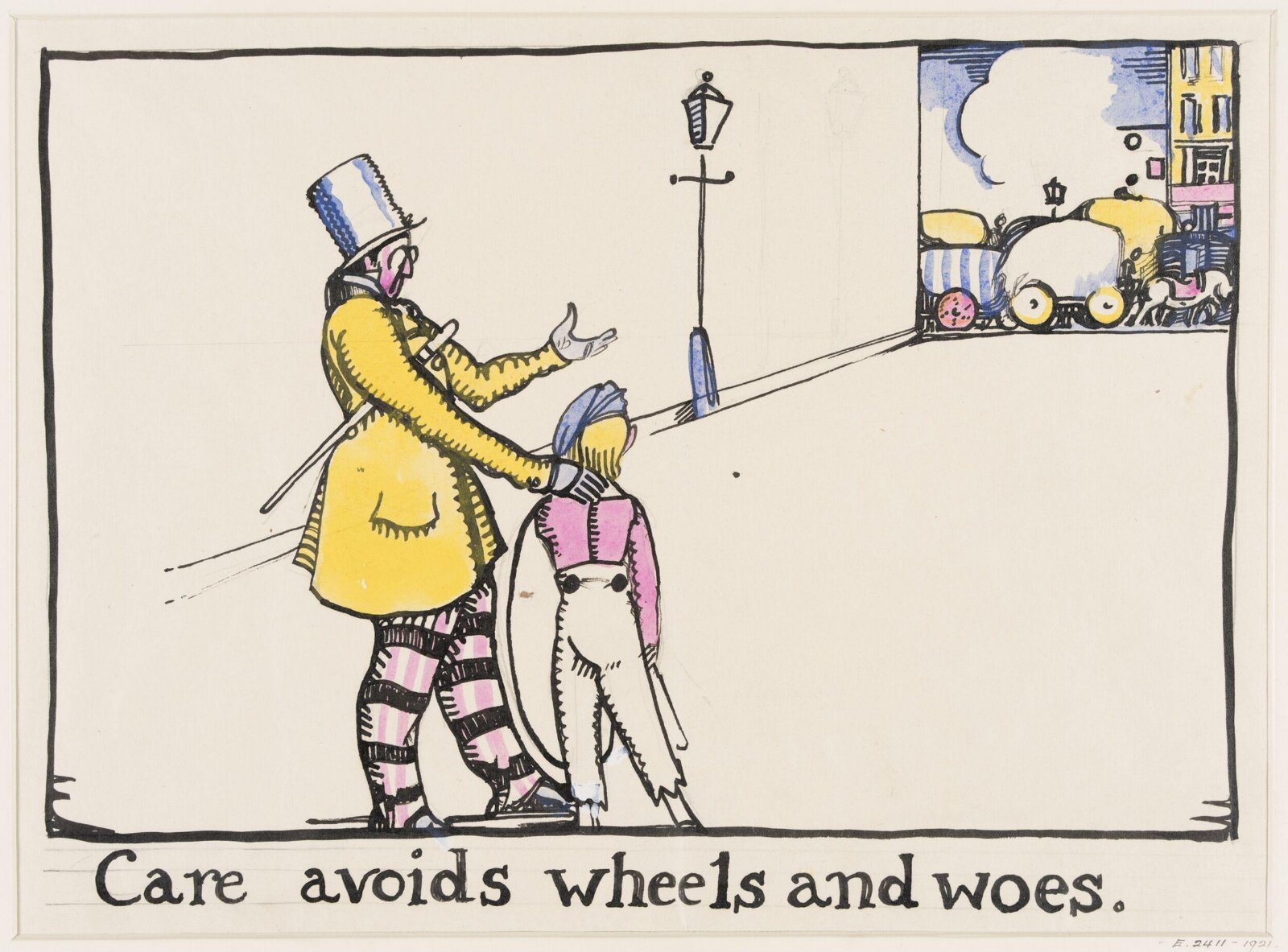 Drawing, Claud Lovat Fraser, c. 1910s