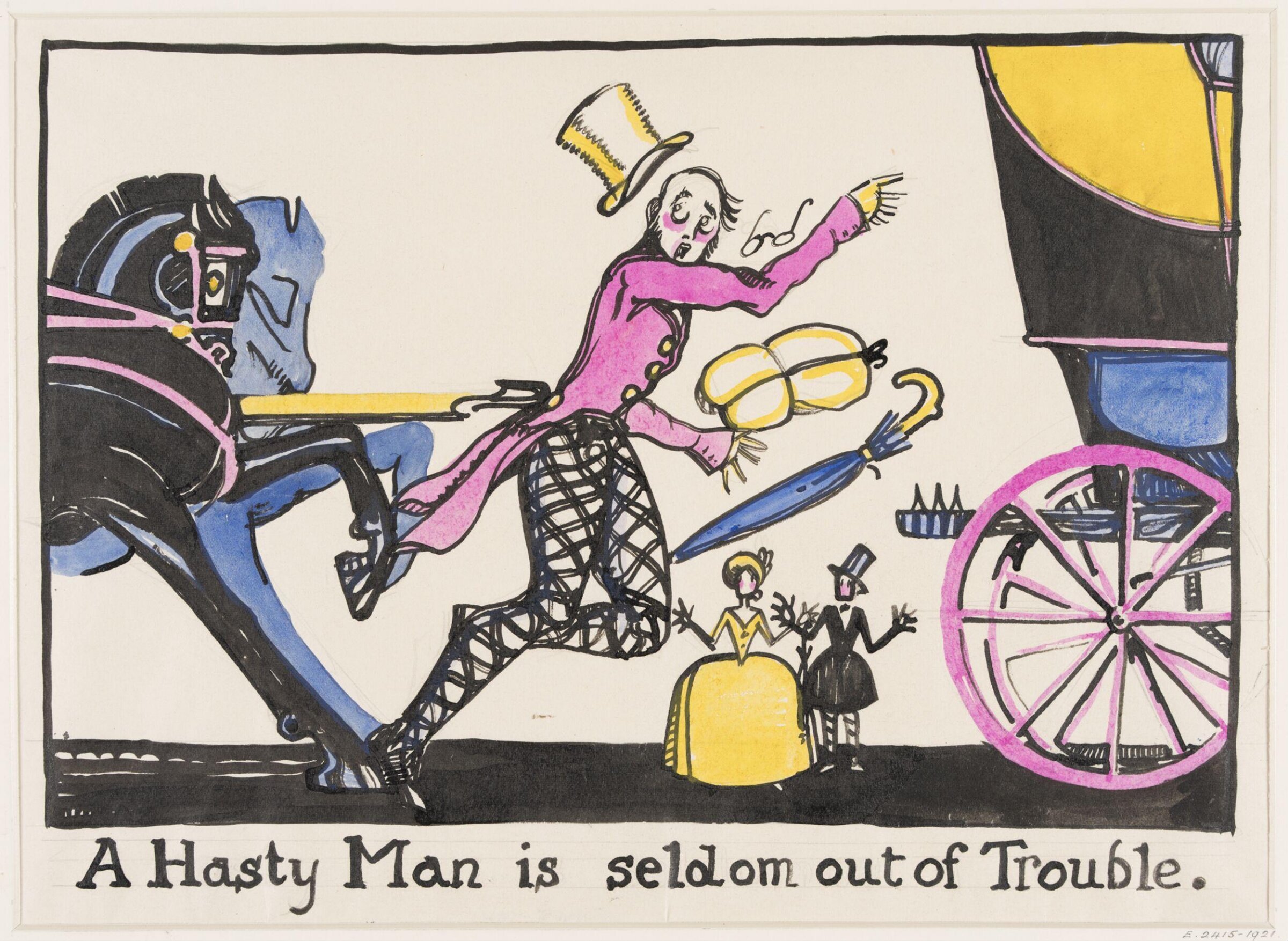 Drawing, Claud Lovat Fraser, c. 1910s