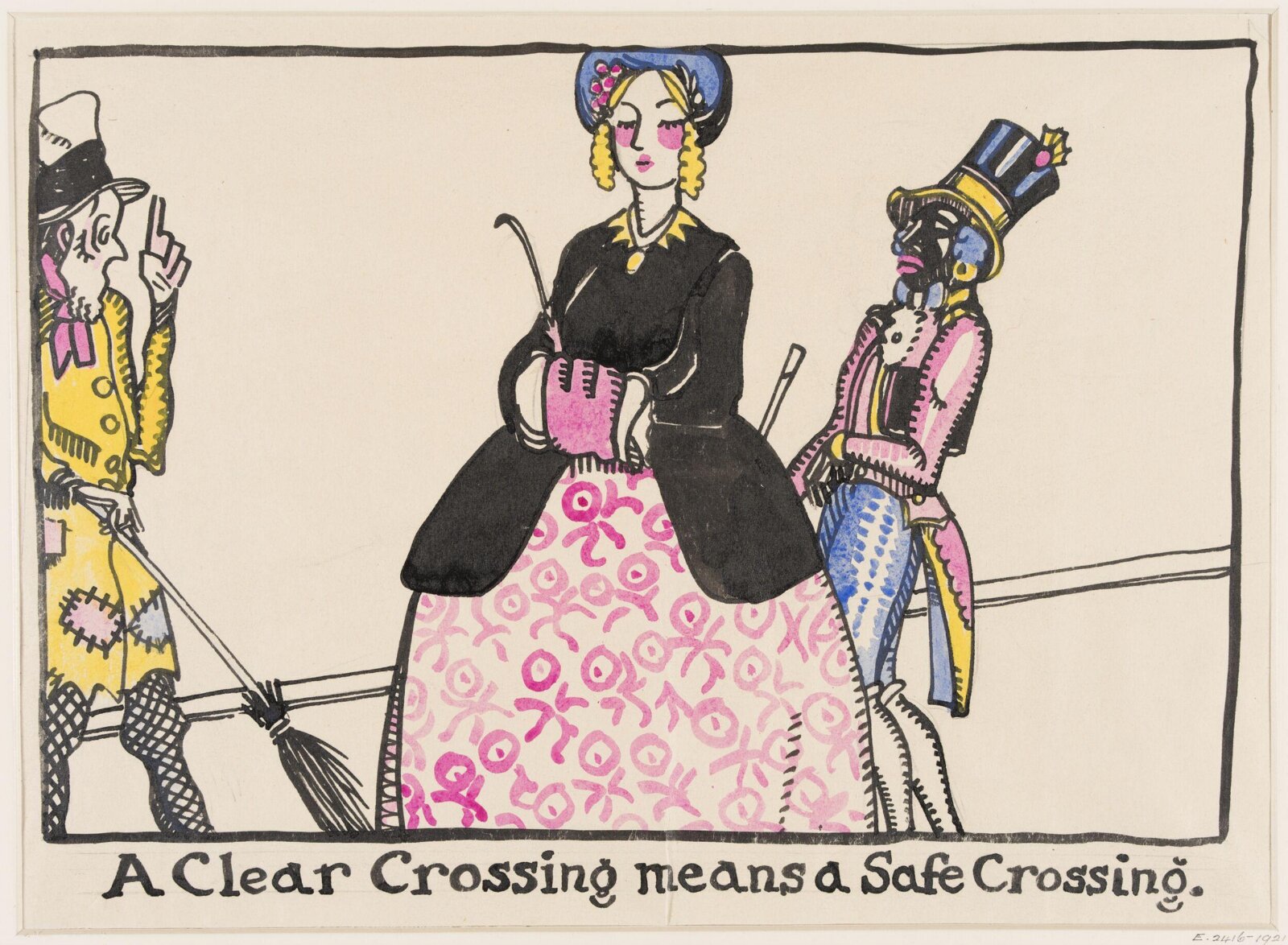 Drawing, Claud Lovat Fraser, c. 1910s