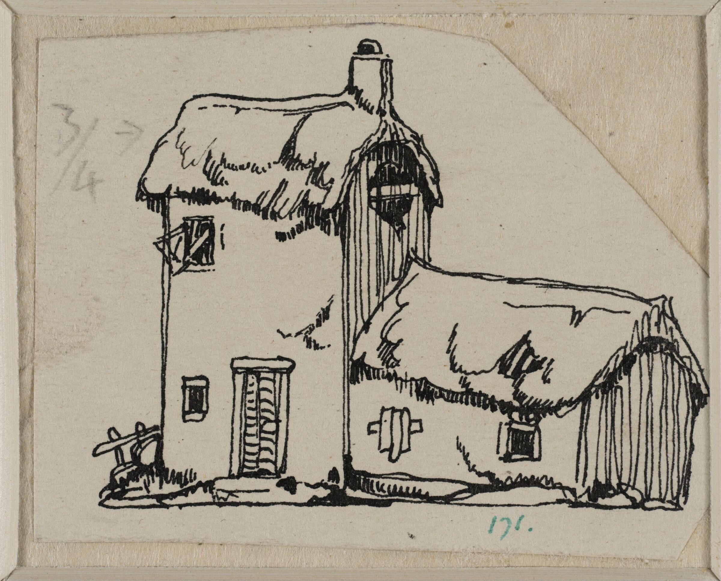 Design for page ornament made for the Curwen Press, Claud Lovat, early 20th century