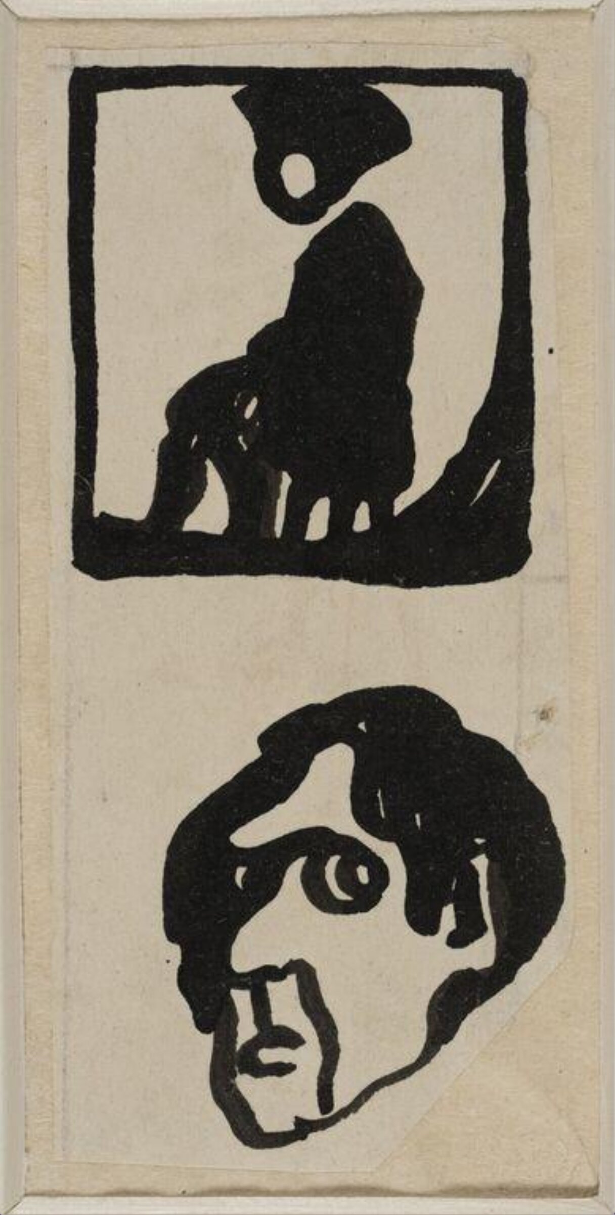 Design for page ornament made for the Curwen Press, Claud Lovat, early 20th century