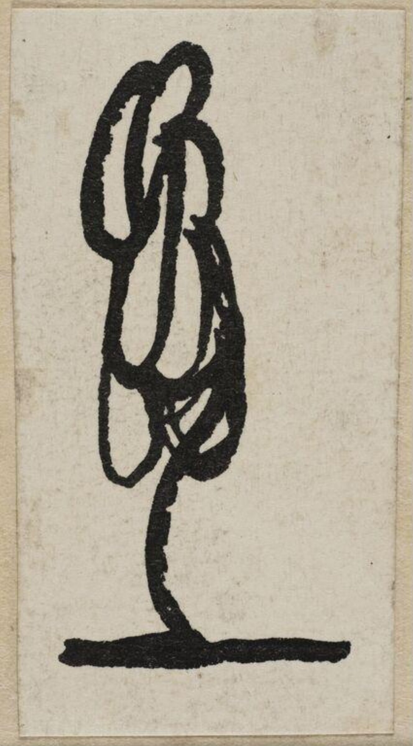 Design for page ornament made for the Curwen Press, Claud lovat, early 20th century