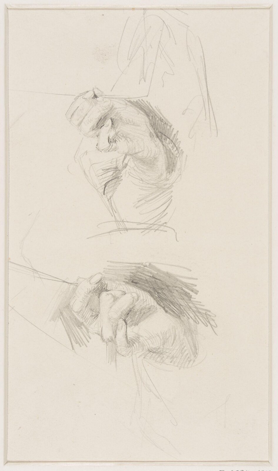Drawing, Edward John Gregory, mid-late 19th century
