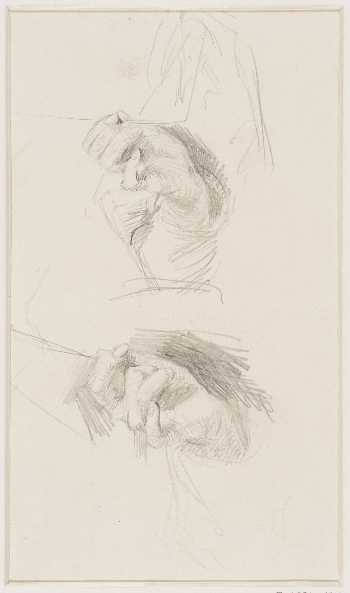 Drawing, Edward John Gregory, mid-late 19th century