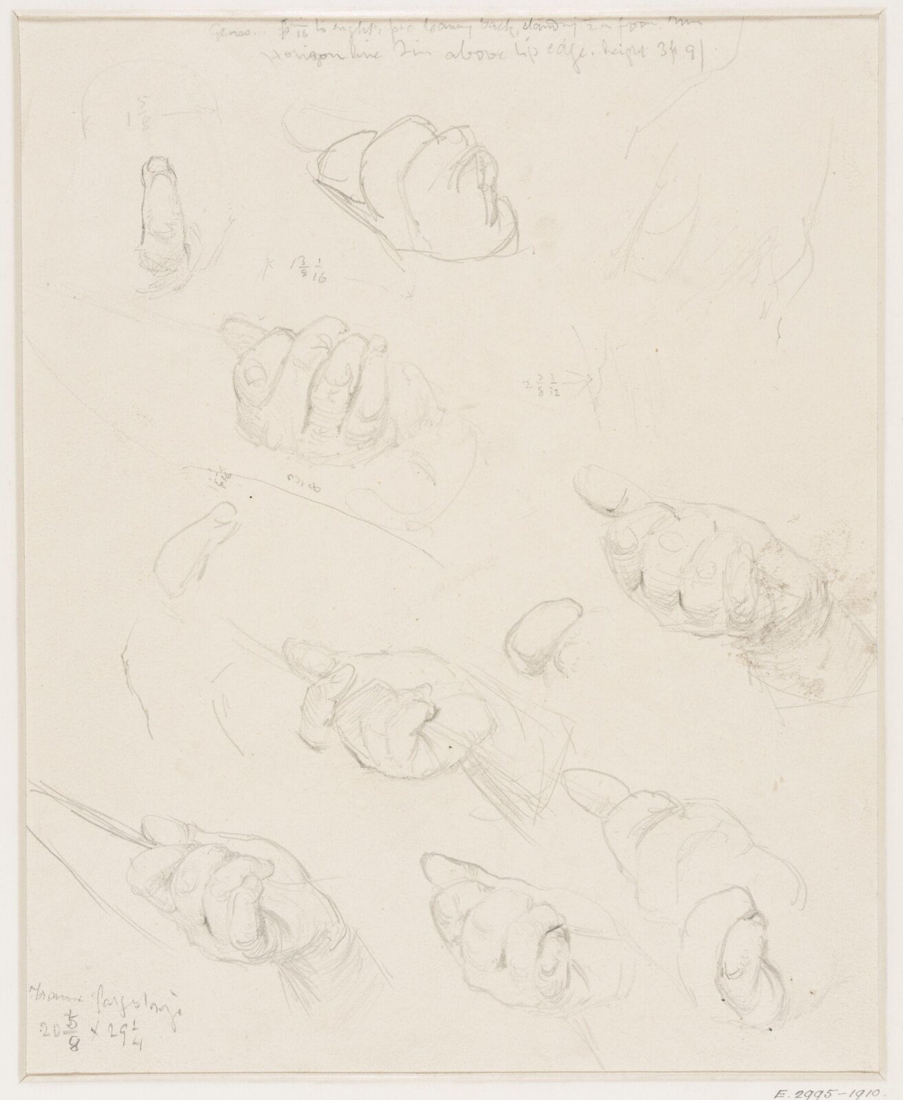 Drawing, Edward John Gregory, mid-late 19th century