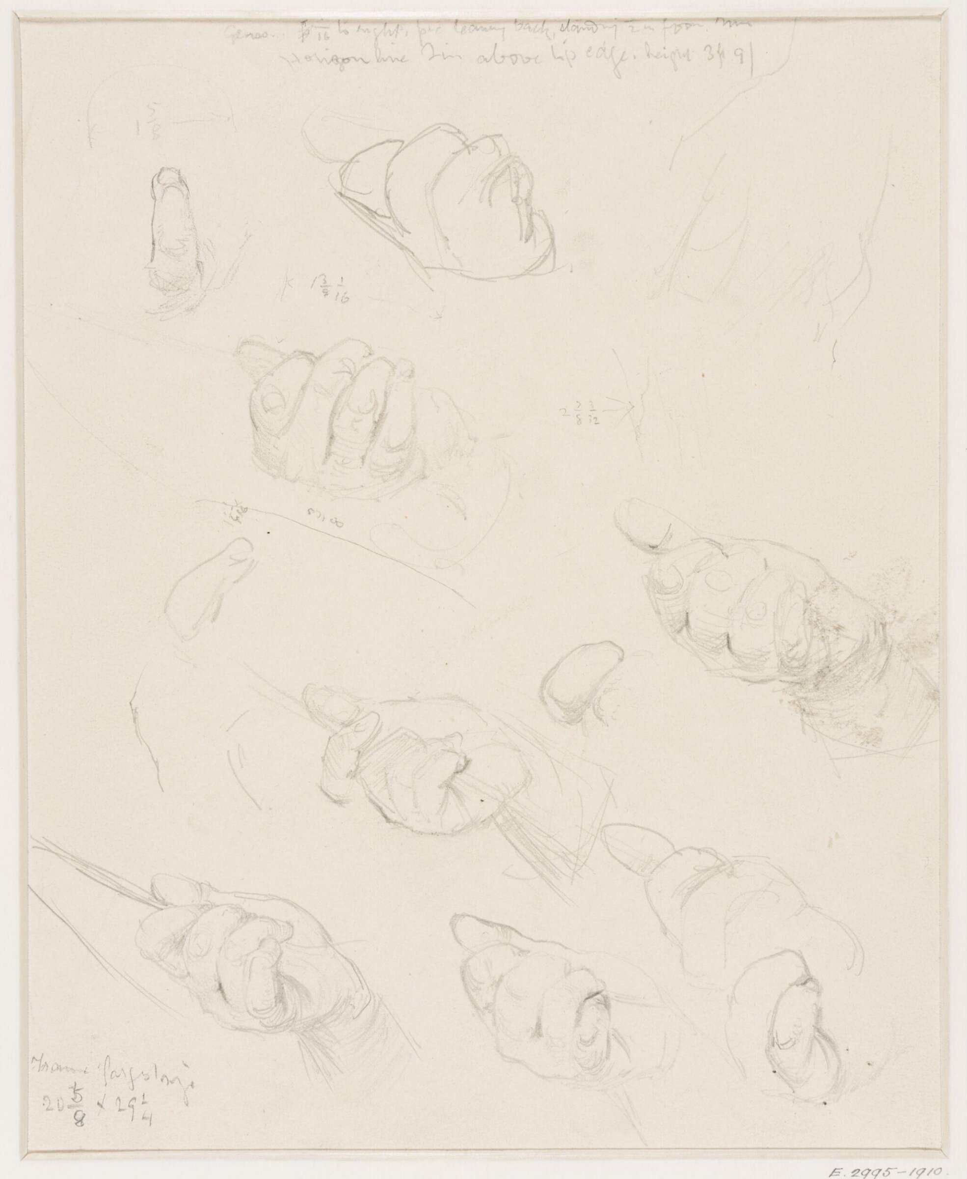 Drawing, Edward John Gregory, mid-late 19th century