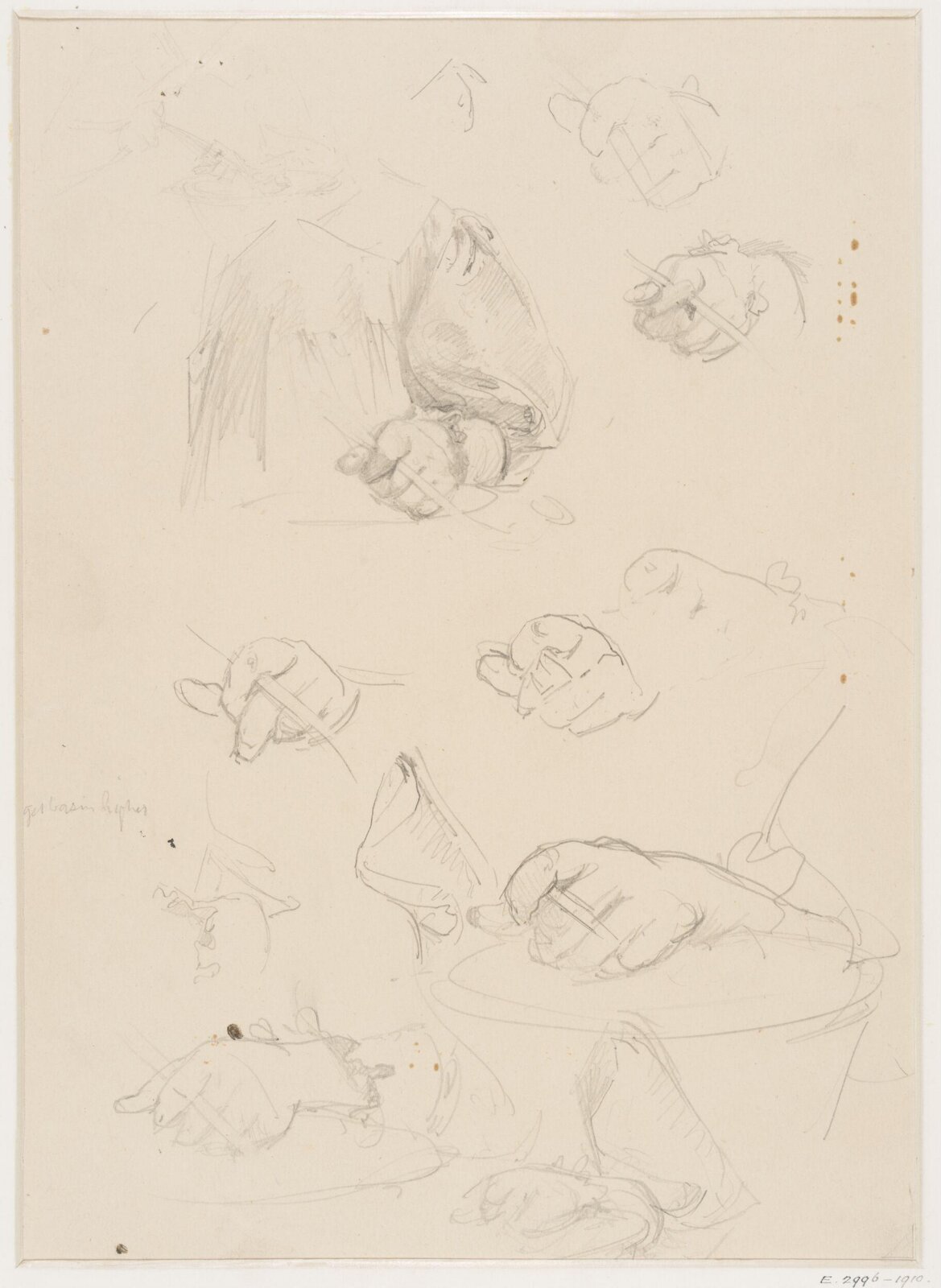 Drawing, Edward John Gregory, mid-late 19th century