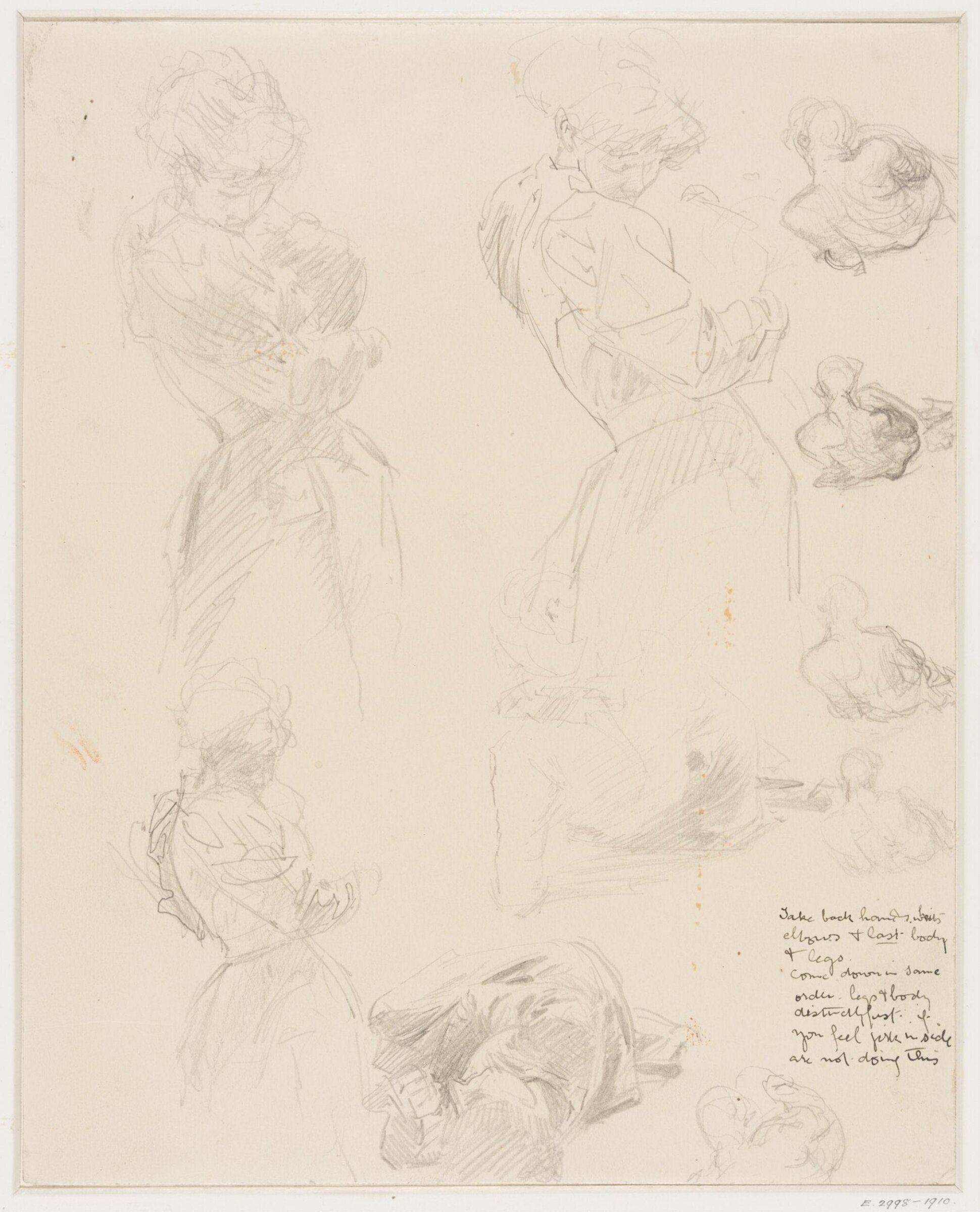 Drawing, Edward John Gregory, mid-late 19th century