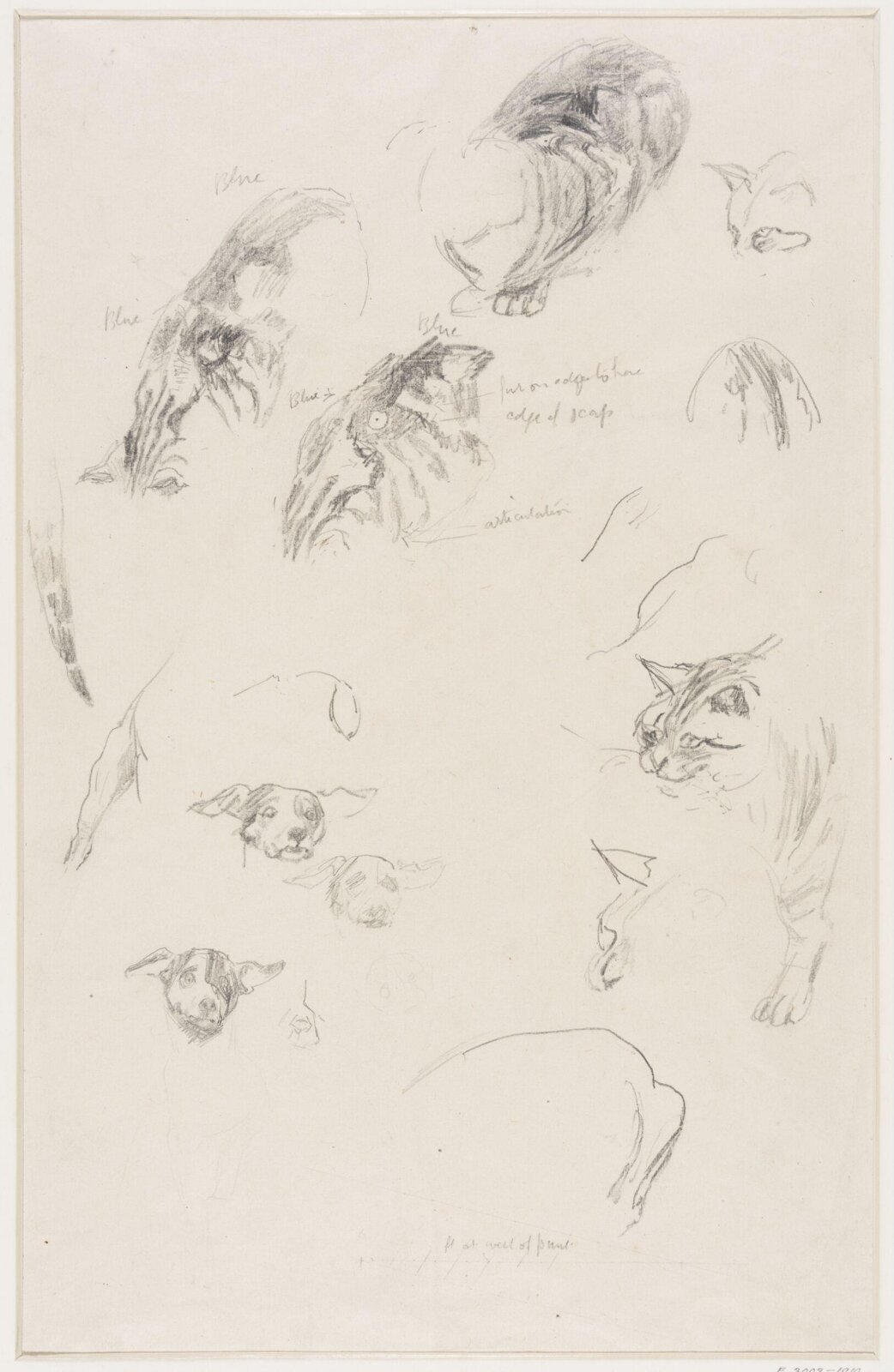 Drawing, Edward John Gregory, mid-late 19th century