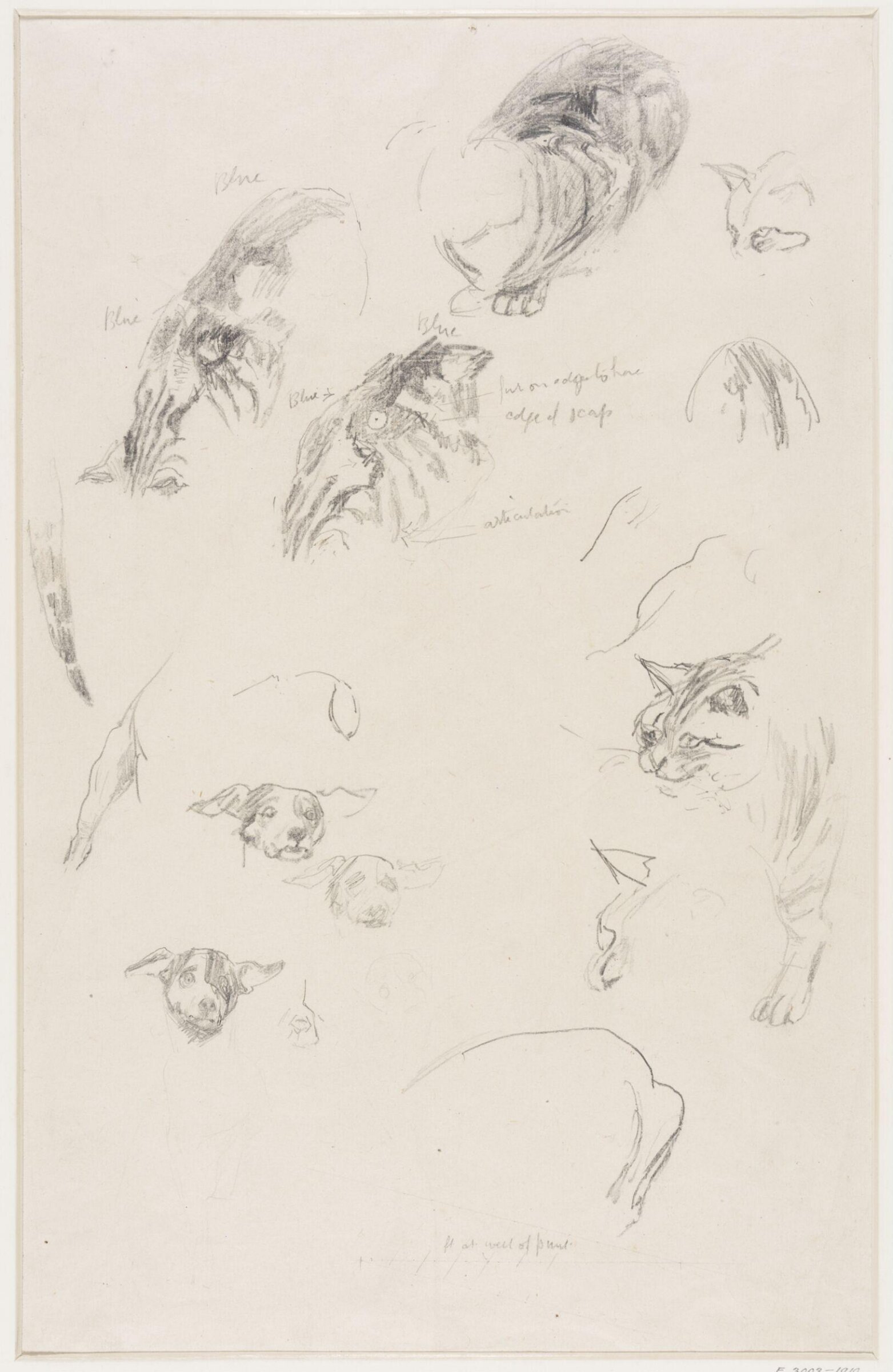 Drawing, Edward John Gregory, mid-late 19th century