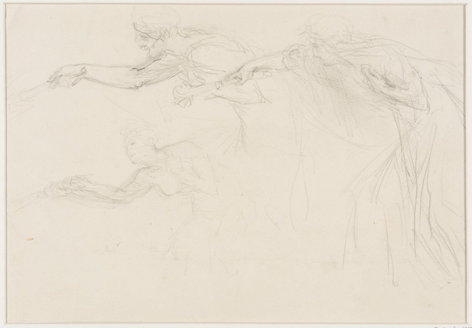 Drawing, Edward John Gregory, mid-late 19th century