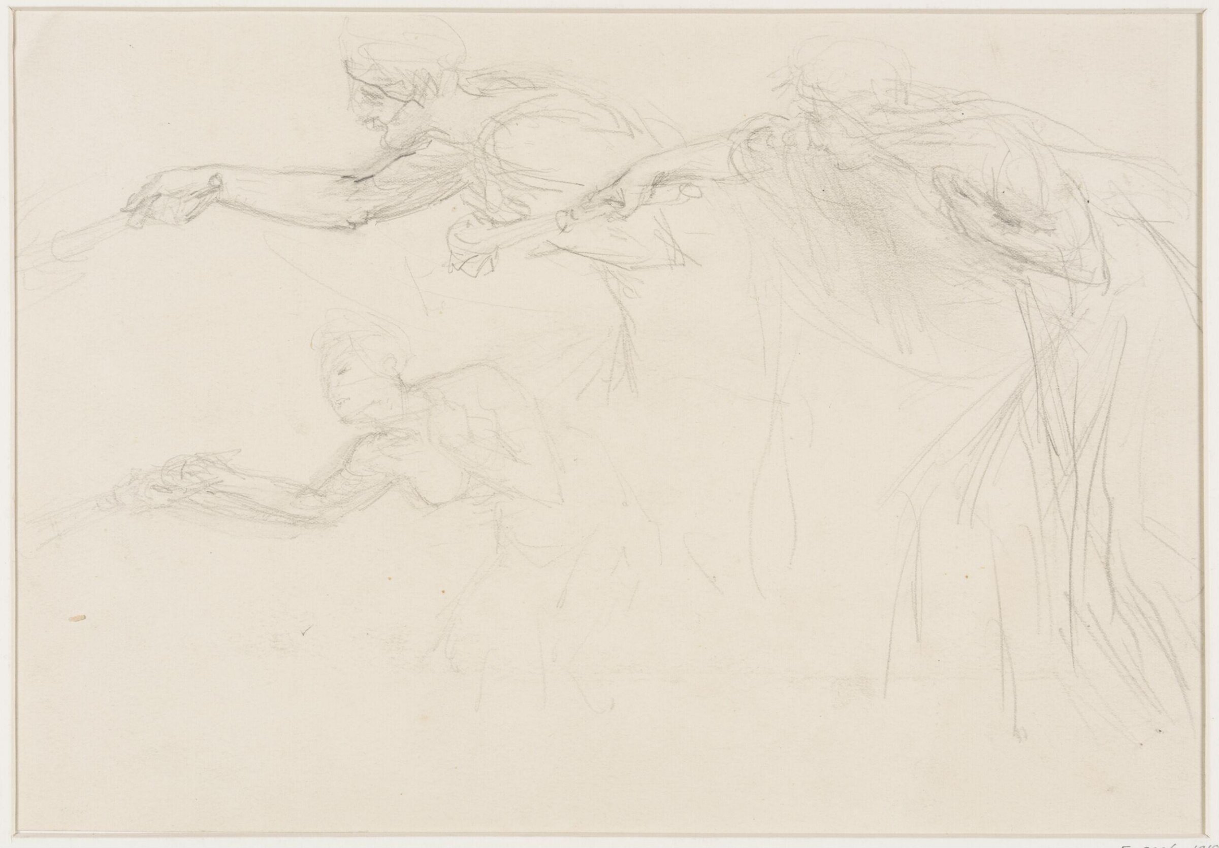 Drawing, Edward John Gregory, mid-late 19th century
