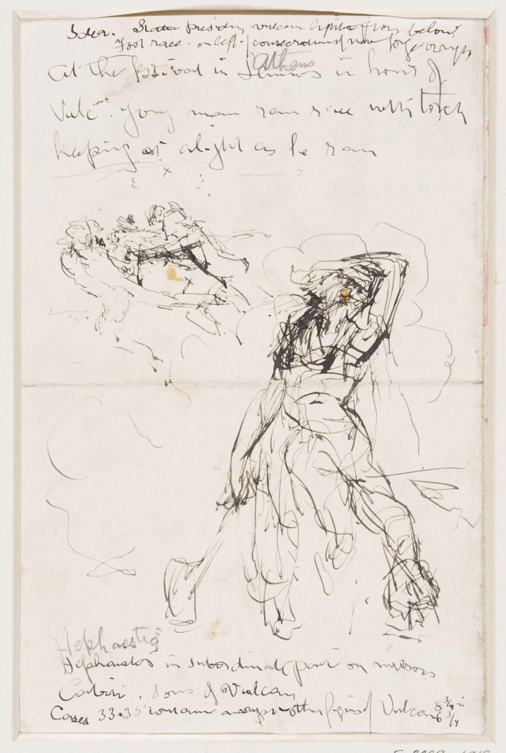 Drawing, Edward John Gregory, mid-late 19th century