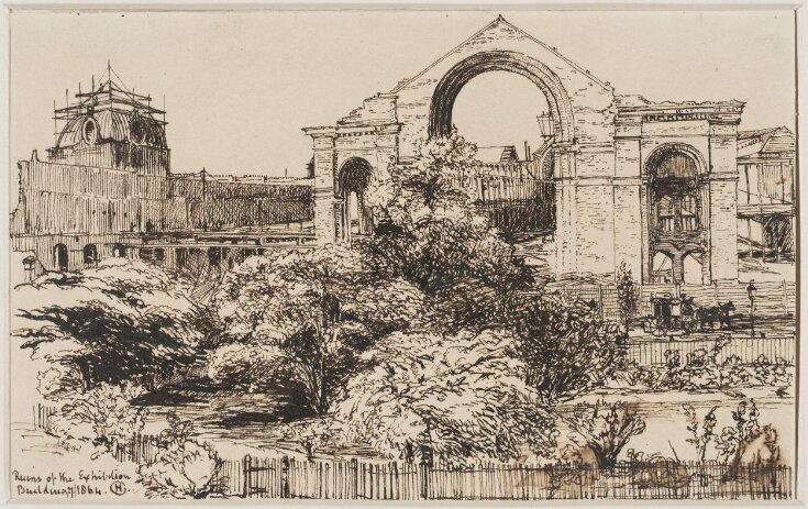 Ruins of the Exhibition building of 1862 top image