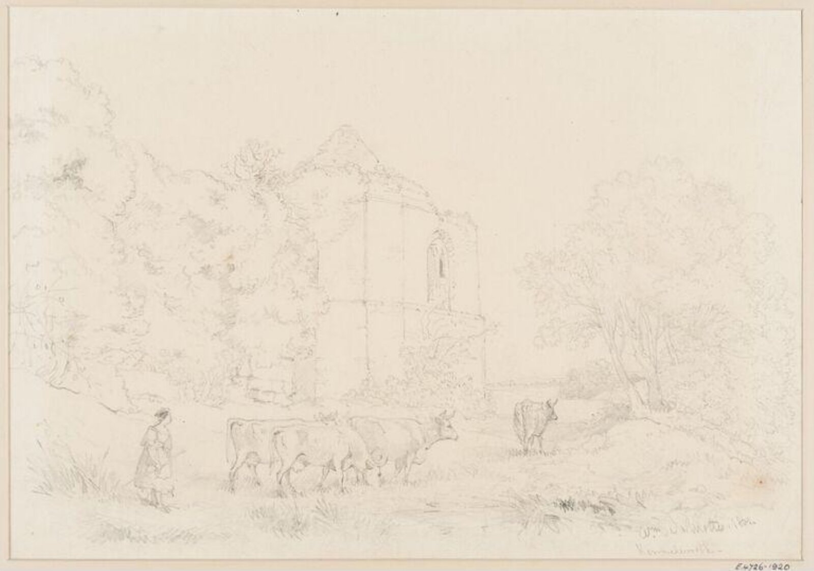 Drawing, William Alfred Delamotte, c. 1795-1863