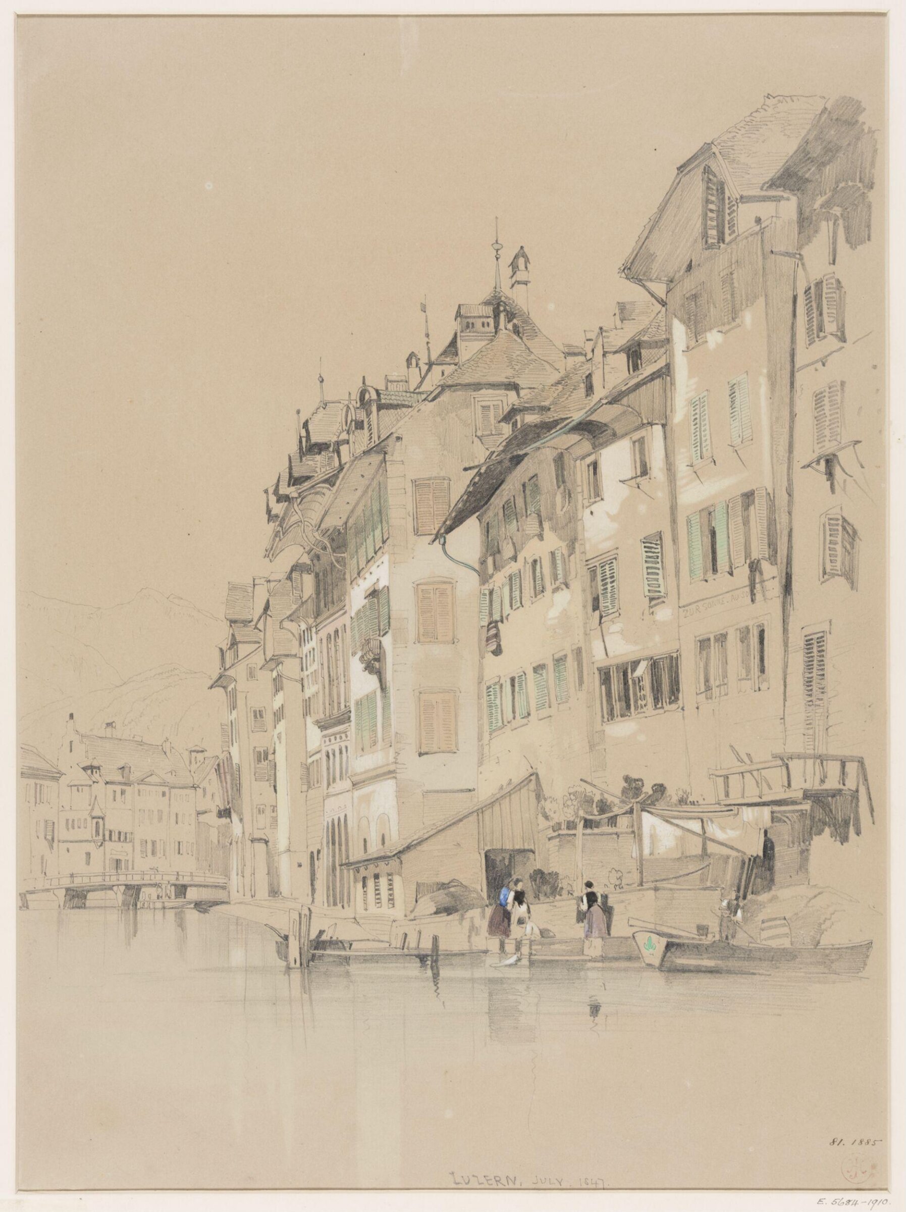 Drawing, Harry John Johnson, 1847