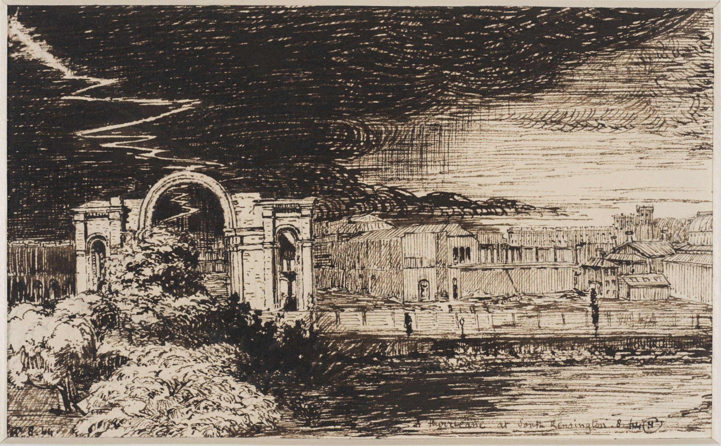 A hurricane at South Kensington, Henry Cole, 1864