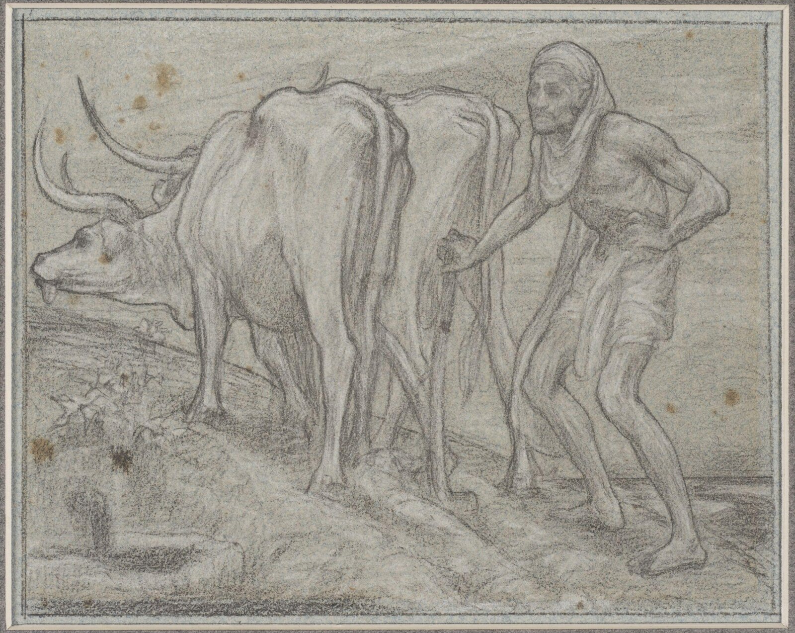 Drawing, Frederic Lord Leighton, Mid-19th century
