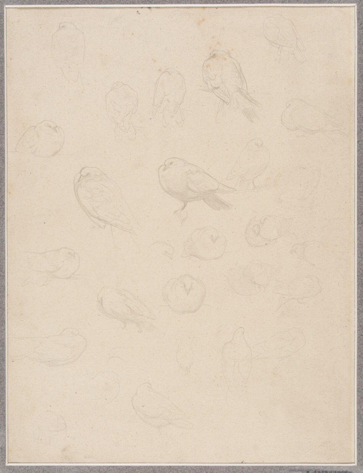 Drawing, Frederic Lord Leighton, Mid-19th century