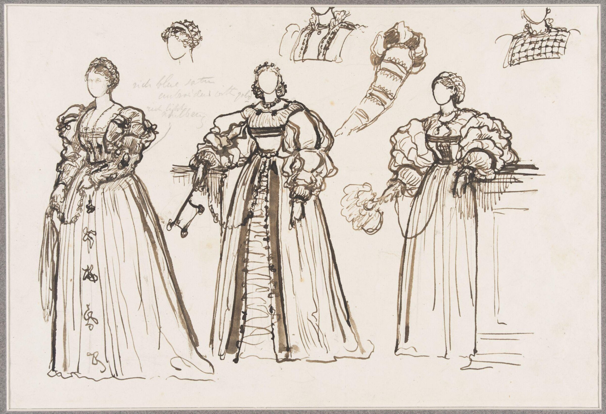 Drawing, Frederic Lord Leighton, Mid-19th century